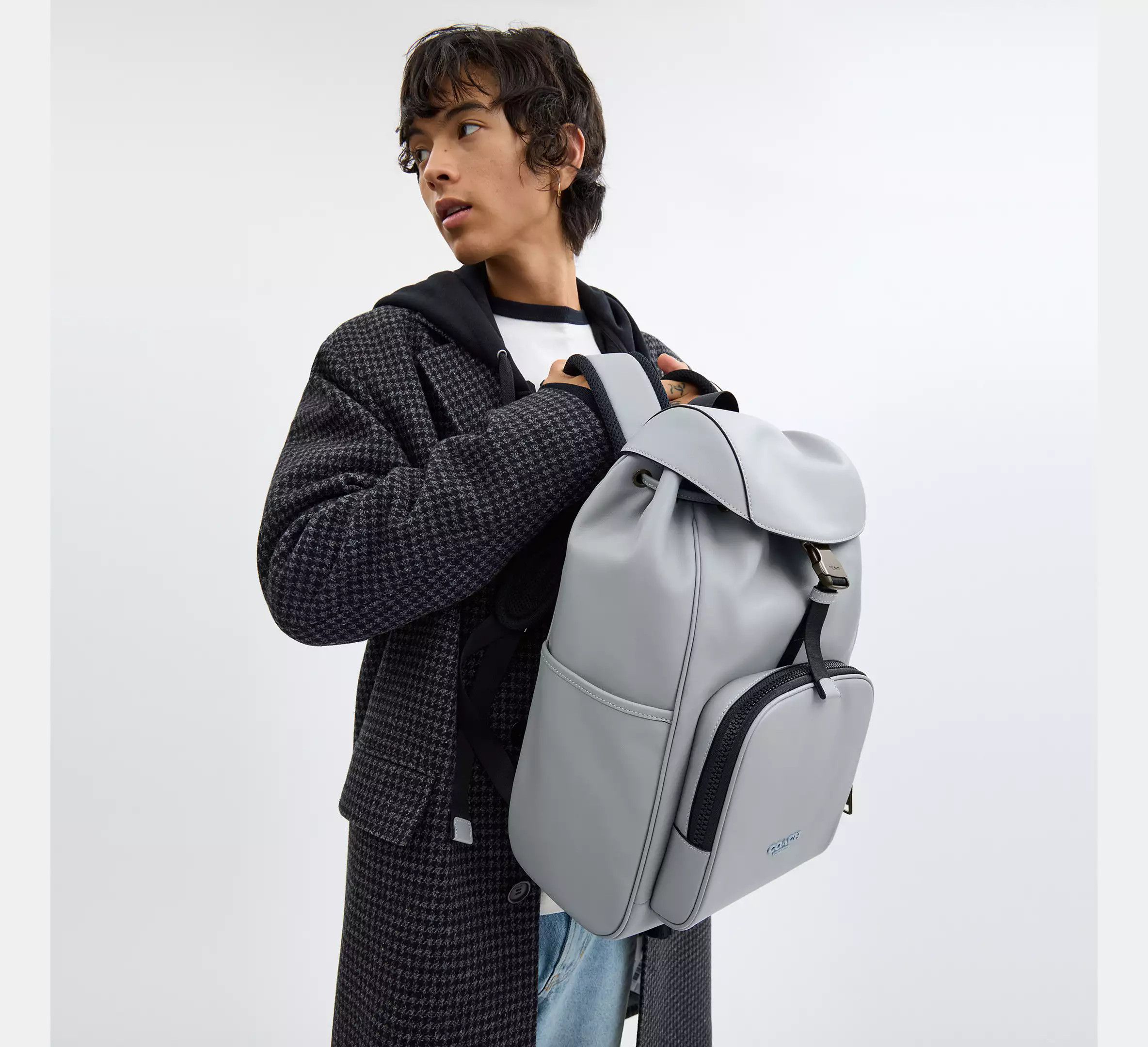 Coach Racer Backpack In Smooth Leather CU112 Size ONE SIZE - 4 Thumbnail