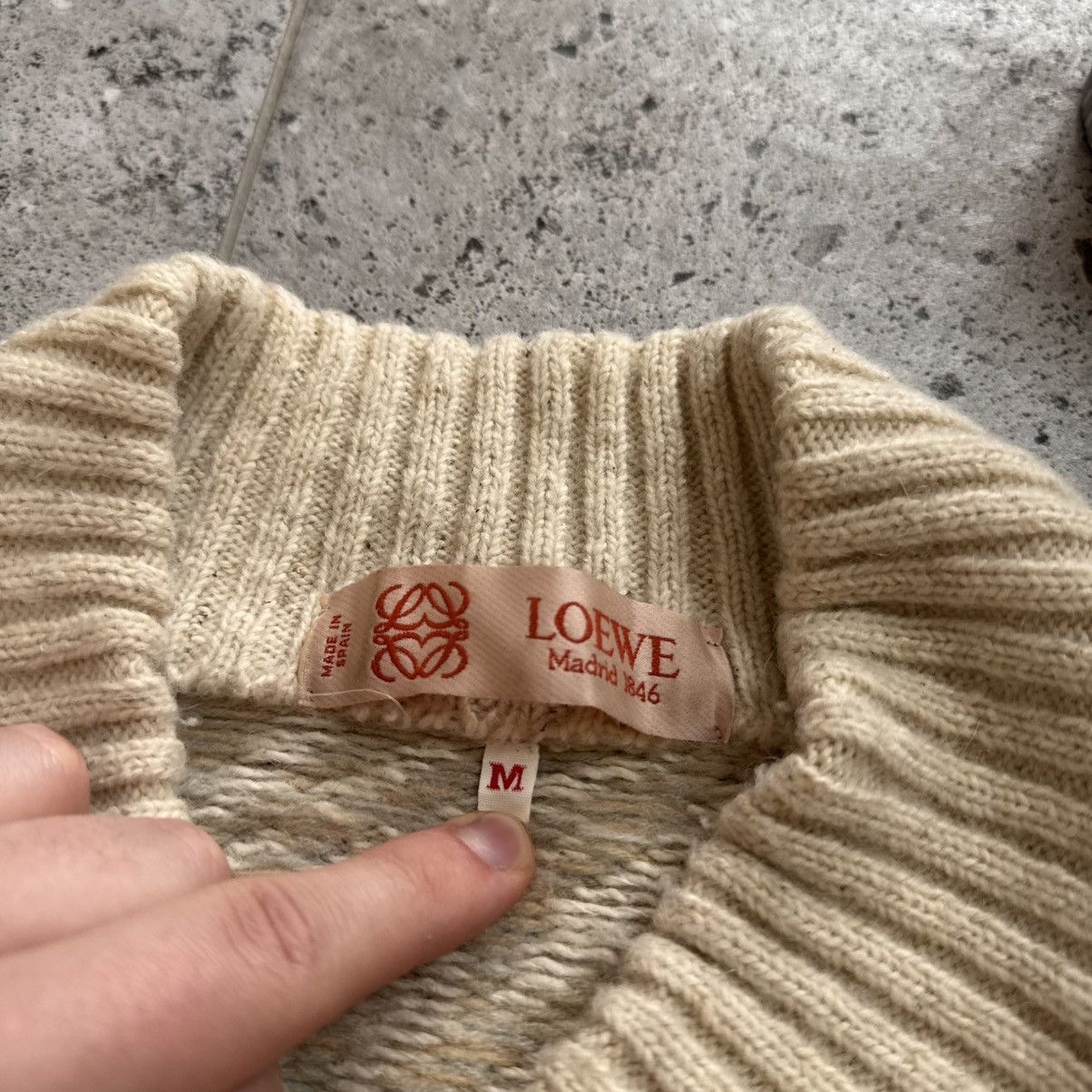 Loewe Vintage 90s Loewe Wool Leopard Sweater Jumper Rare Size US M / EU 48-50 / 2 - 7 Thumbnail