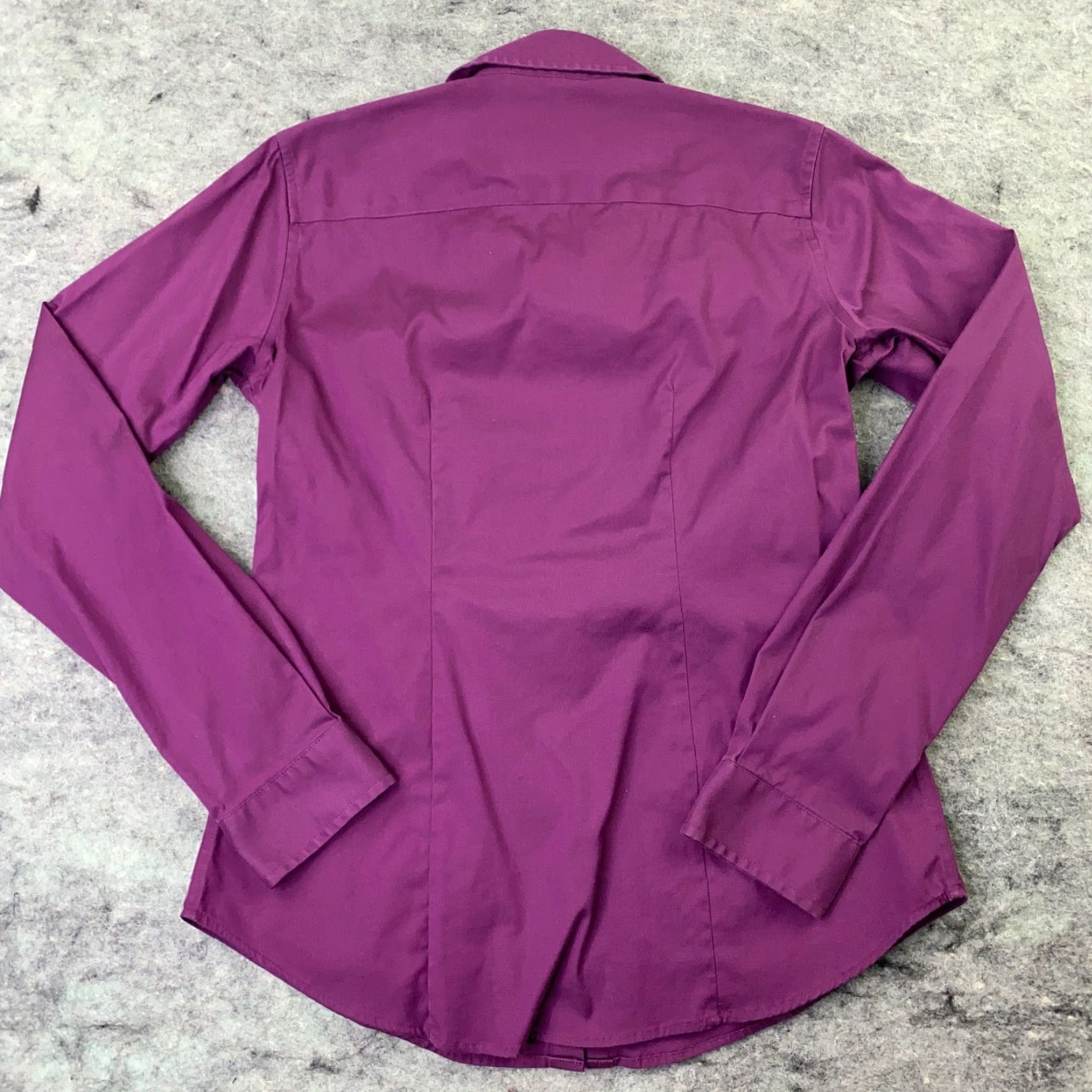 Eddie Bauer Eddie Bauer Womens Shirt Top XS Purple Button Up Fitted Wrinkle Resistant Size XS / US 0-2 / IT 36-38 - 7 Thumbnail