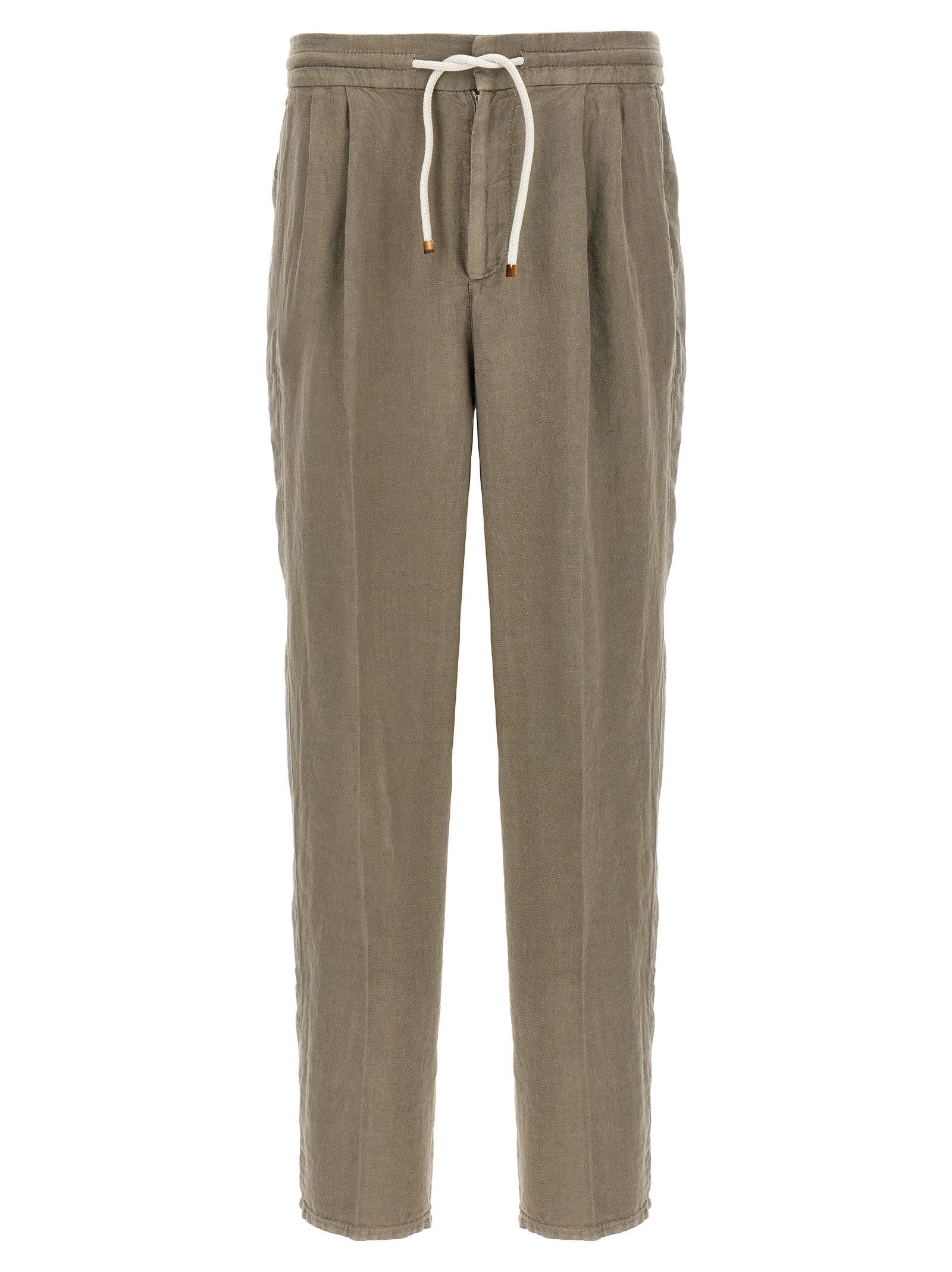 Brunello Cucinelli Linen Trousers Size US 30 / EU 46 - 1 Thumbnail