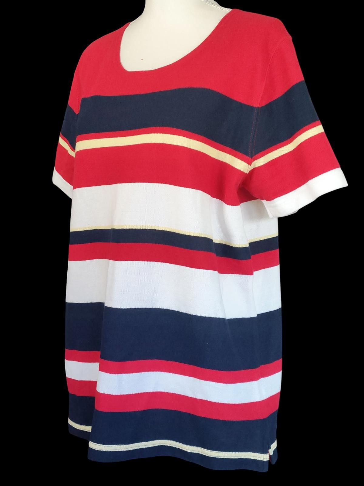 Other Bobbie Brooks Women's Short Sleeve Striped T-Shirt Size L / US 10 / IT 46 - 5 Thumbnail