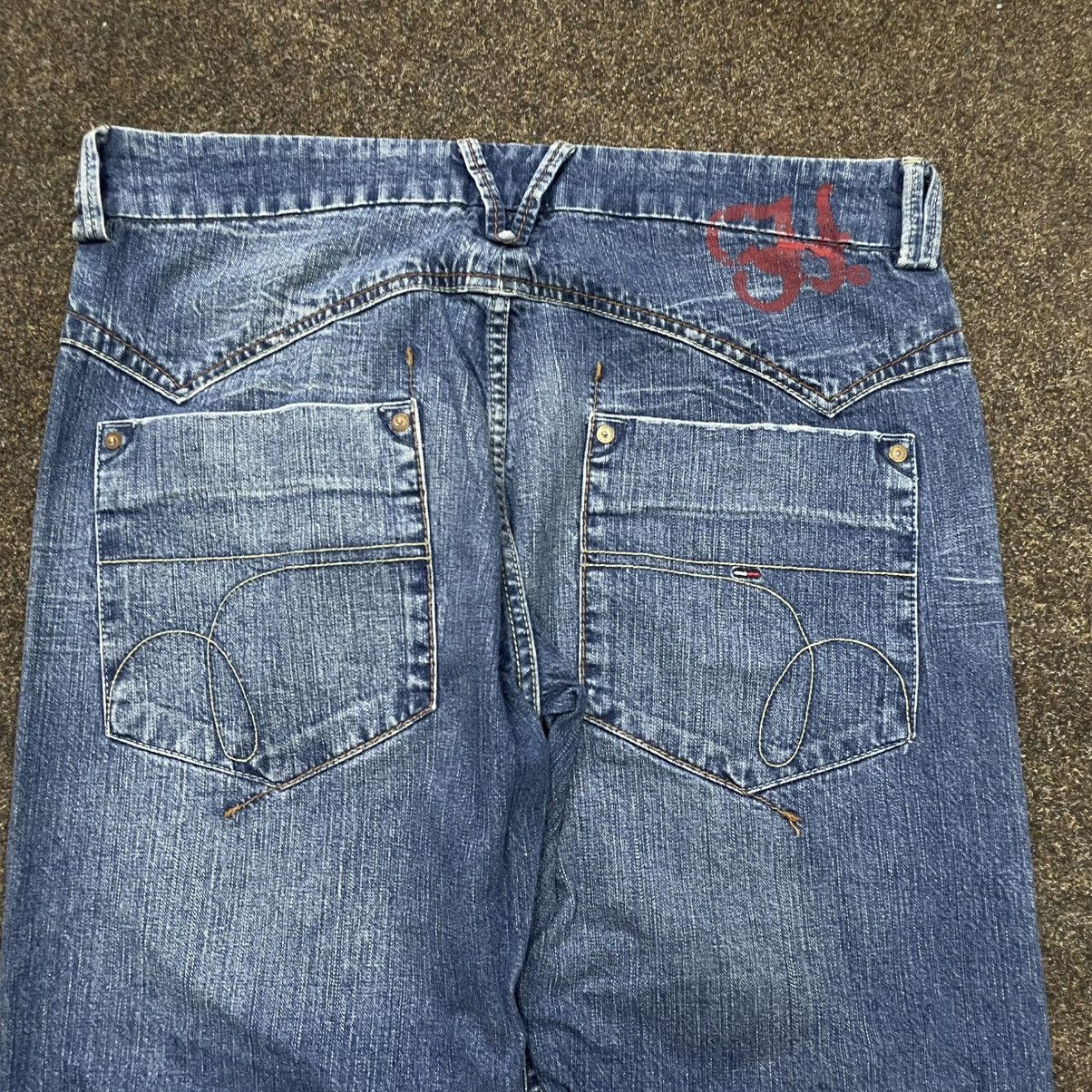 Vintage Vintage Y2K Baggy Wide Leg Jeans Distressed Skater Logo 32 Size US 32 / EU 48 - 4 Thumbnail