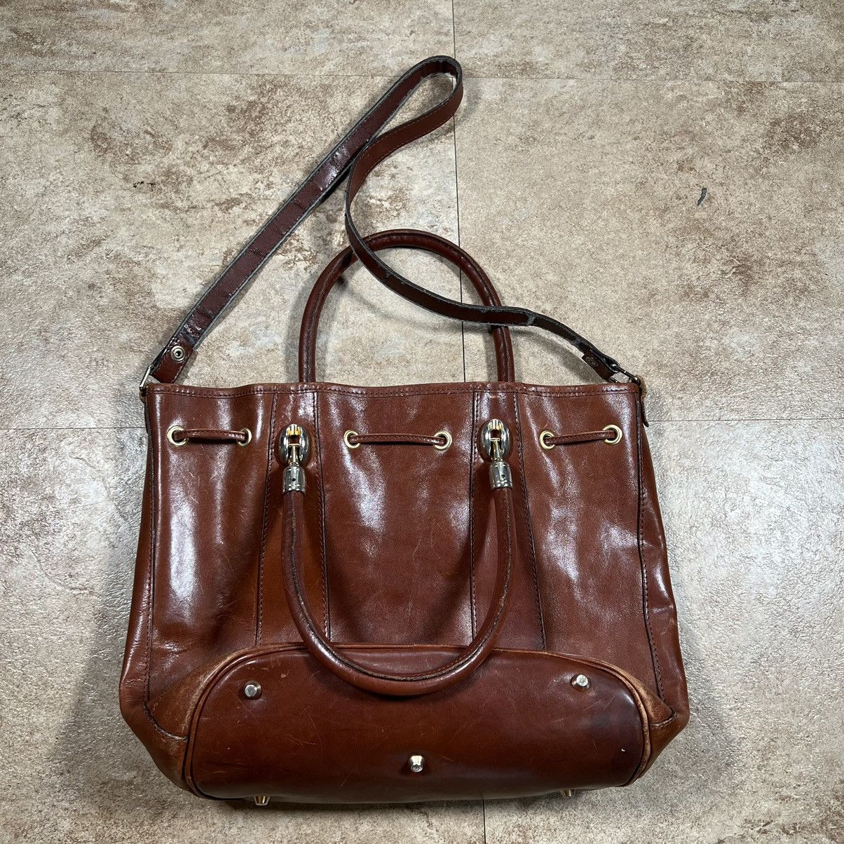 Other Vintage Valentina In Pell Handbag Italian Leather , Italy, Size ONE SIZE - 2 Thumbnail