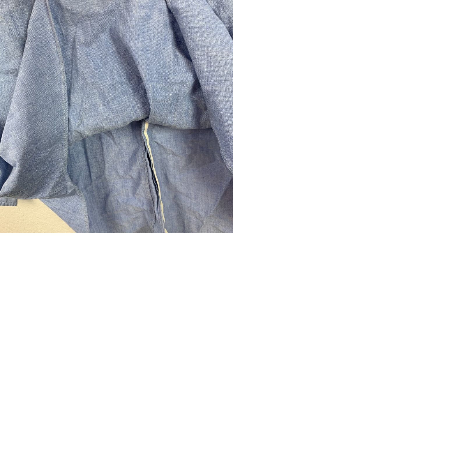 Denime VINTAGE 1950s Dunmar Chambray Denim Blue Button Up Shirt XL Well Worn Size US XL / EU 56 / 4 - 9 Thumbnail
