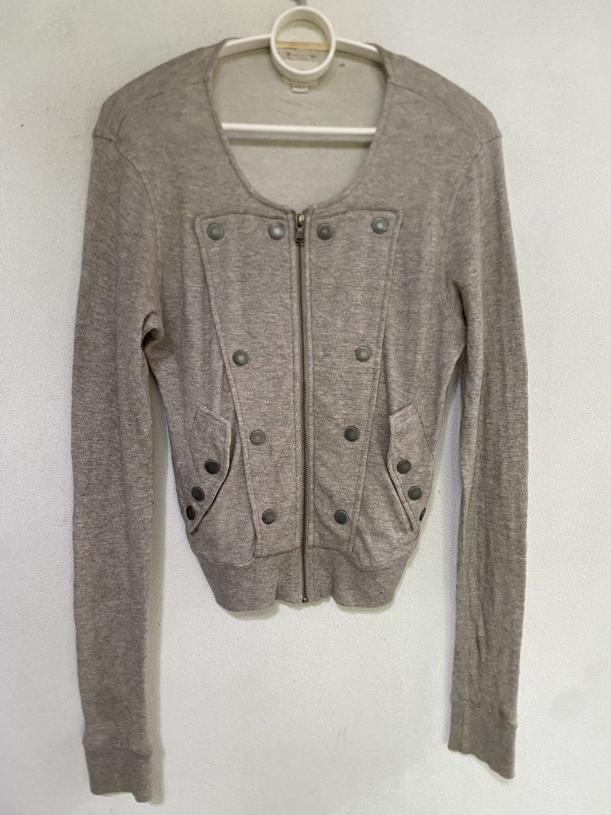 Diesel × Japanese Brand Diesel Crop Top Zip Up Shirt Size S / US 4 / IT 40 - 1 Thumbnail