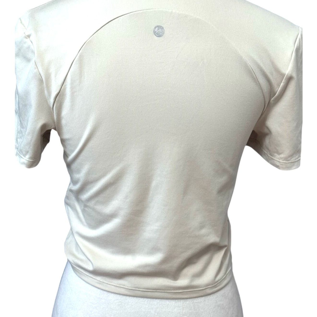 Other Zella Crop Top Scoop Neckline Built-In Padded Bra Beige W M Size M / US 6-8 / IT 42-44 - 8 Thumbnail