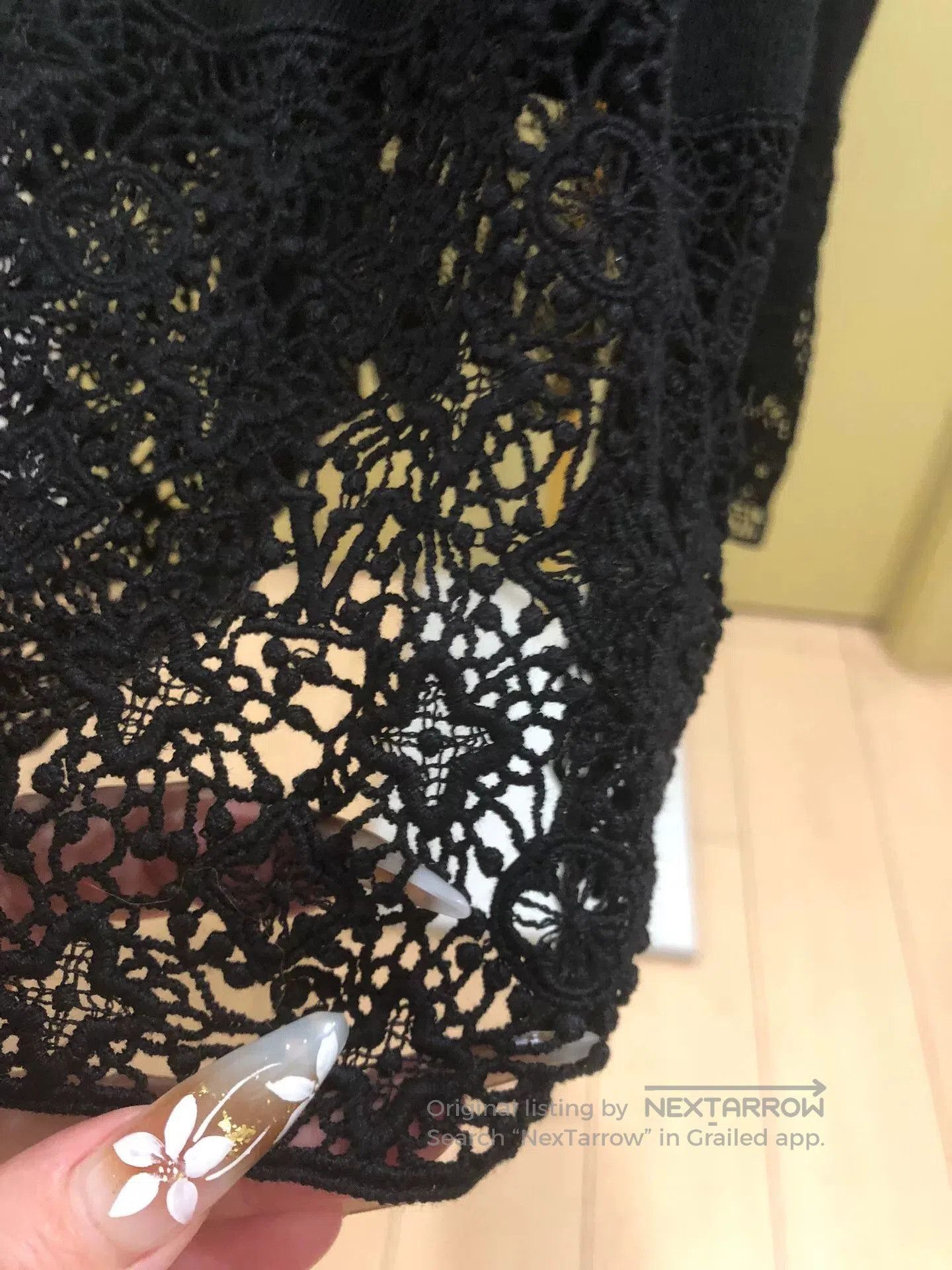 Louis Vuitton Louis Vuitton Black Lace Dress. Size XL / US 12-14 / IT 48-50 - 3 Thumbnail