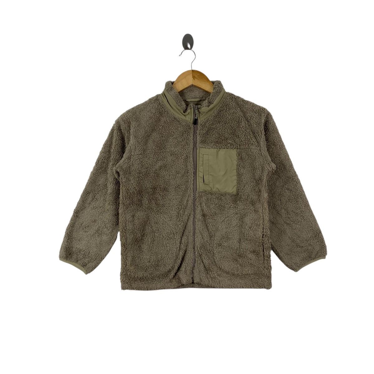 GLOBAL WORK JAPAN Retro X Pocket Sherpa Fleece Bomber Jacket