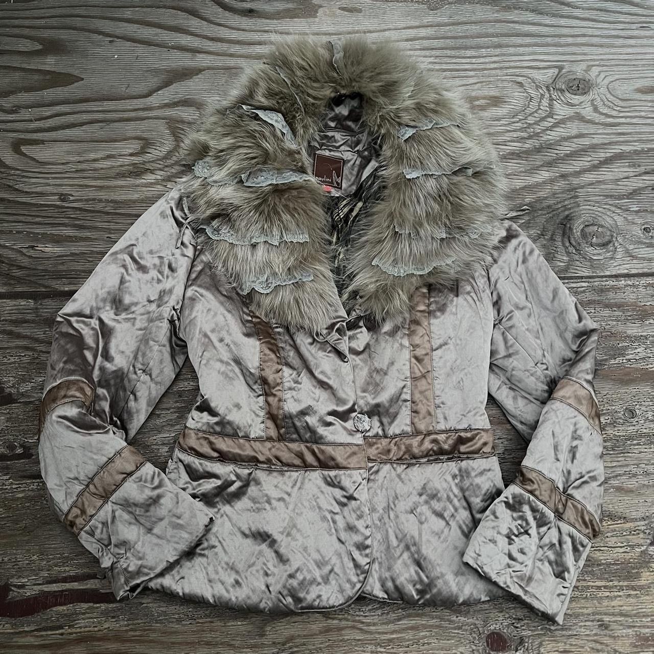 Vintage Y2k Paulini Faux Fur Jacket Size XL / US 12-14 / IT 48-50 - 1 Thumbnail
