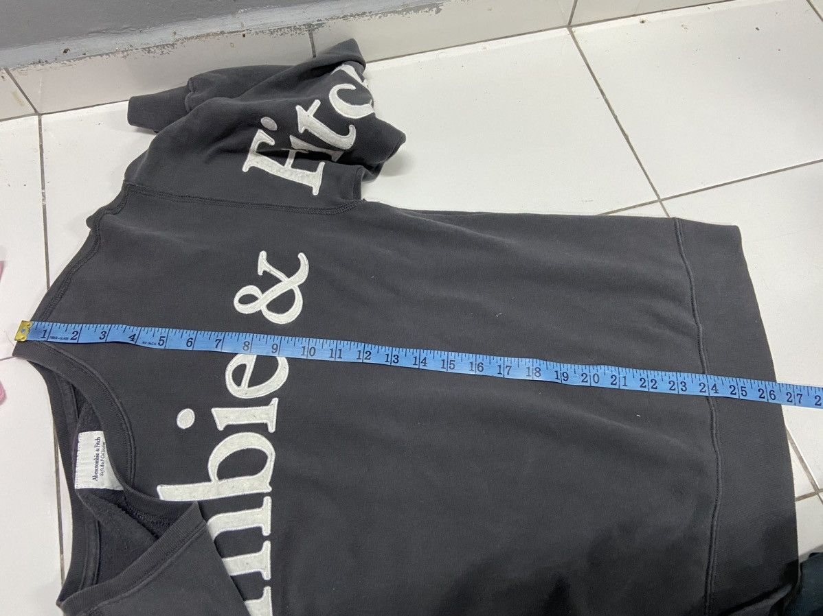 Abercrombie & Fitch ABERCROMBIE & FITCH SPELLOUT SWEATSHIRT Size US L / EU 52-54 / 3 - 16 Thumbnail