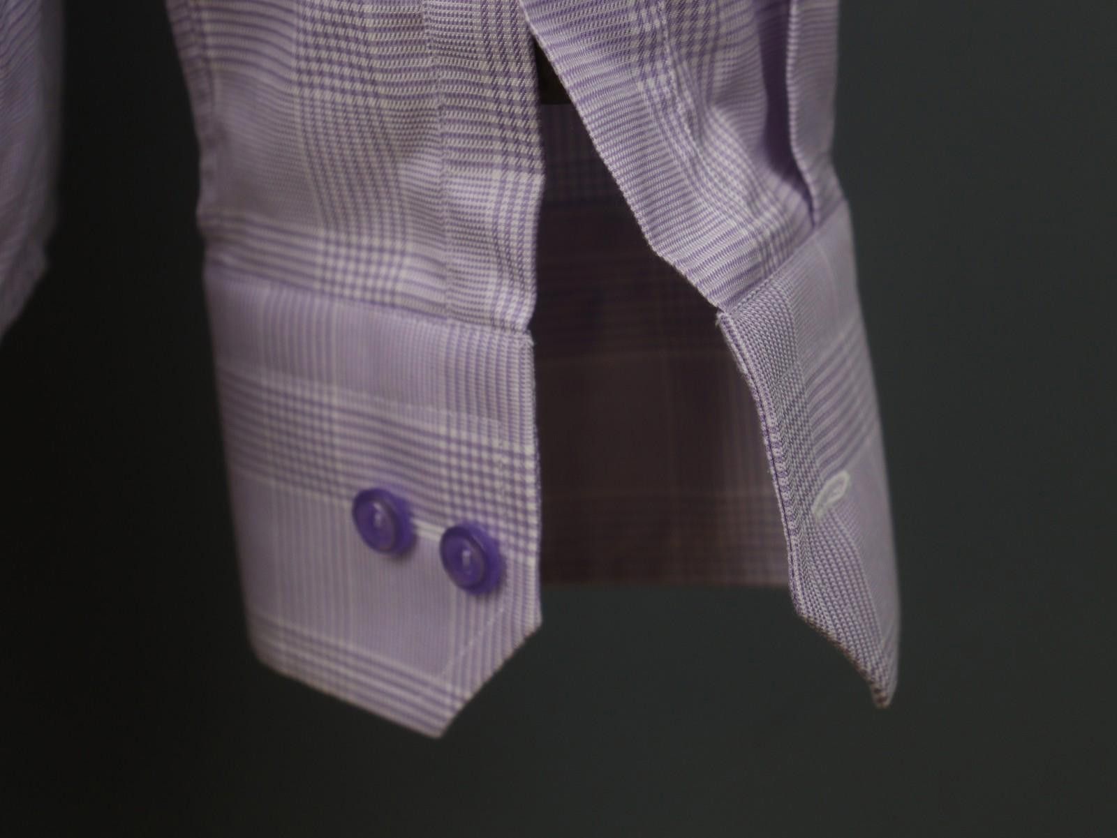 Eton Eton Pink Cotton Plaid Collared Dress Shirt Size 39 Size 38R - 11 Thumbnail