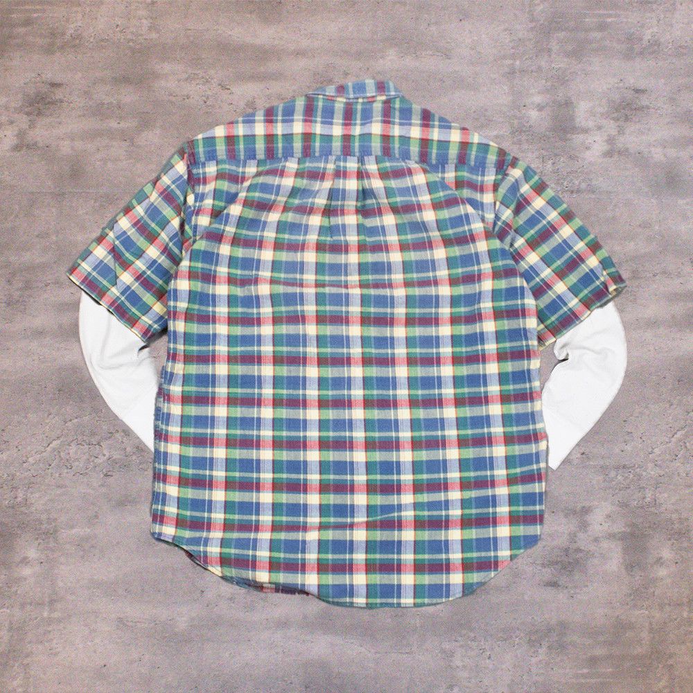 Christian Roth Vintage VTG 1990's 90's Christian Ron Plaid Button Up Shirt Size US M / EU 48-50 / 2 - 2 Thumbnail