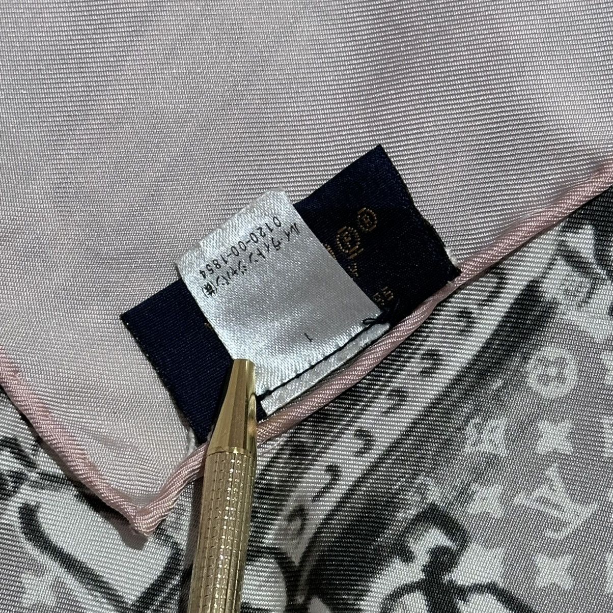 Louis Vuitton LOUIS VUITTON Silk Scarf Trunk Monogram Square - Italy Made Size ONE SIZE - 8 Thumbnail