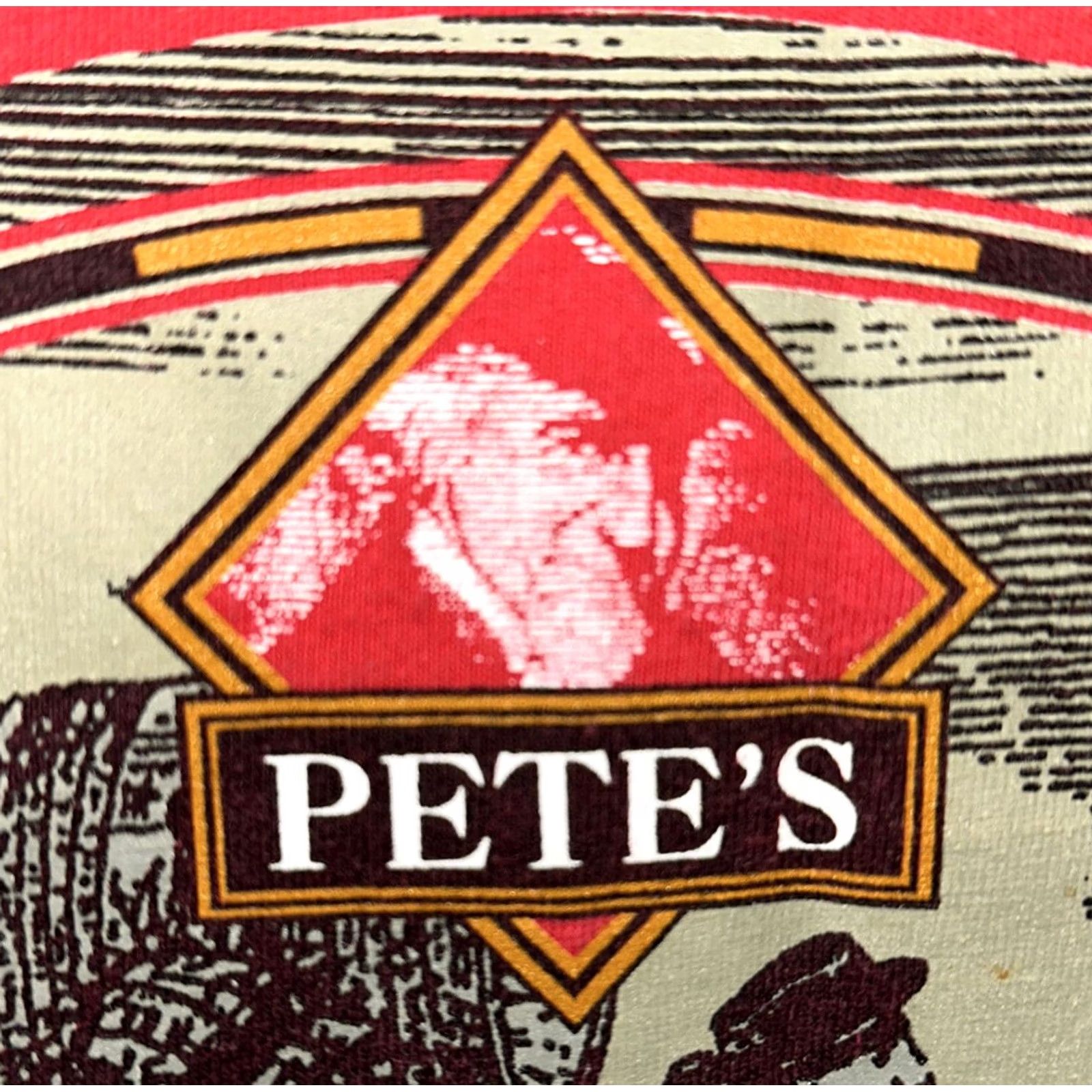 Hanes VINTAGE Pete's Wicked Ale T-Shirt Mens XL Red Distressed Graphic Tee USA Hanes Short Sleeve Crew Neck Shirt Mens USA Red XL Shirts Men Size US XL / EU 56 / 4 - 3 Thumbnail