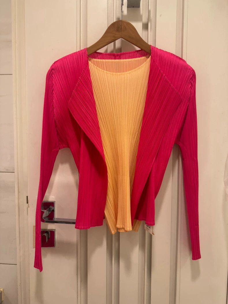 Issey Miyake Issey Miyake size:5 Pink cardigan Size XS / US 0-2 / IT 36-38 - 3 Thumbnail