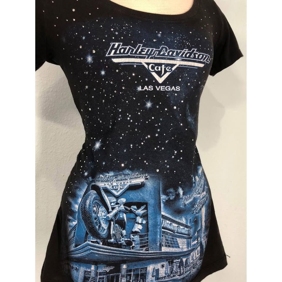 Harley Davidson Harley Davidson T-shirt Medium Women, LAS VEGAS Size M / US 6-8 / IT 42-44 - 2 Thumbnail