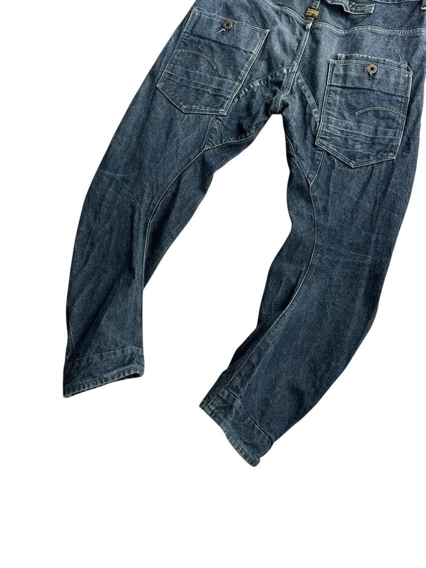 G-Star × Vintage Vintage G Star Raw Alcatraz 3D Tapered BuckleBack Jeans Size US 33 - 6 Thumbnail