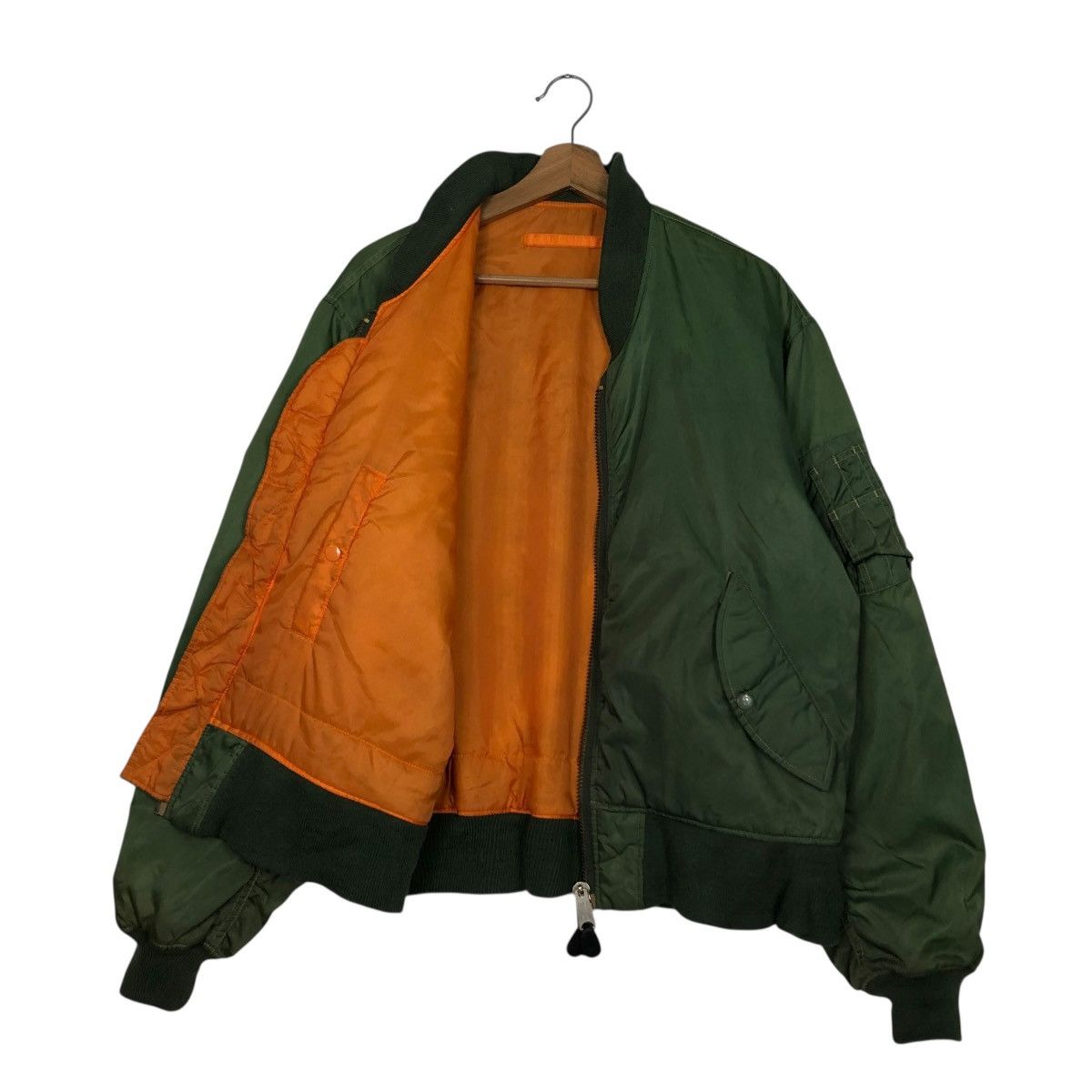 Japanese Brand 🔥VINTAGE MA-1 BOMBER JACKET MILITARY COLLECTION ISSEY MIYAKE Size US L / EU 52-54 / 3 - 15 Thumbnail