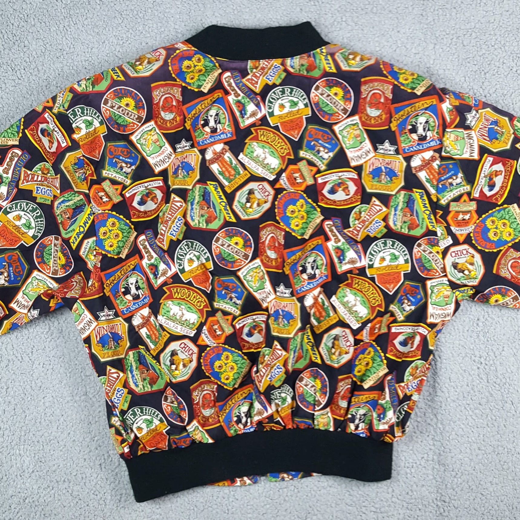 Vintage Vintage Infinity Chic Windbreaker Jacket Women's One Size 80s Farm Patch USA Made Outdoor Retro 90s Y2K Cowboy Garden Size ONE SIZE - 5 Thumbnail