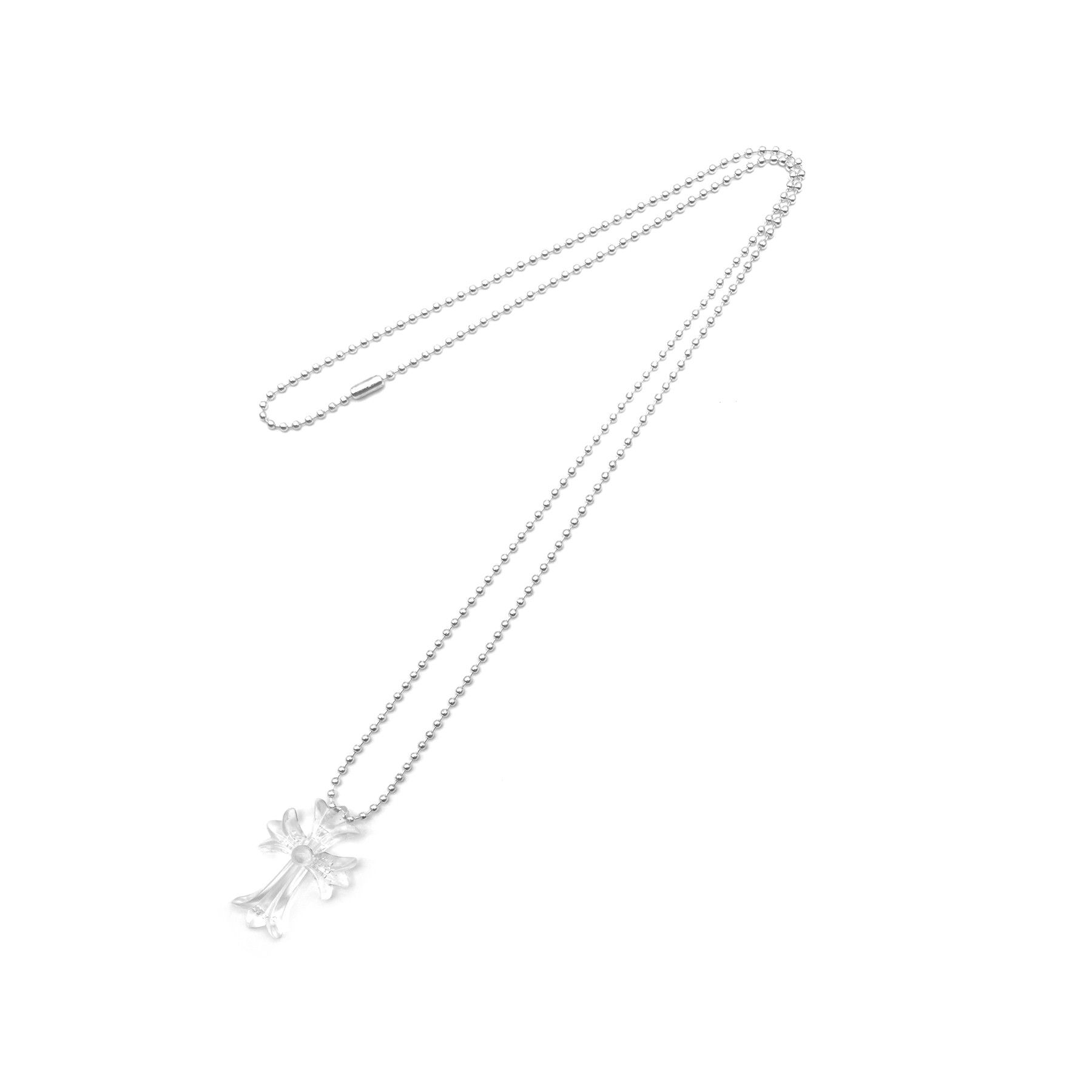 Chrome Hearts Chrome Hearts Resin Cross Pendant Ball Chain Necklace Size ONE SIZE - 3 Thumbnail