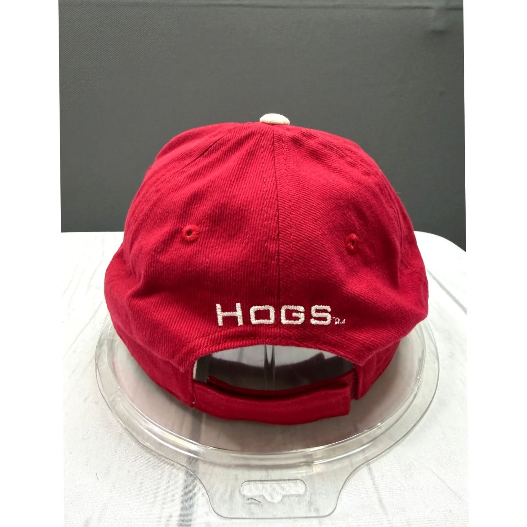 NCAA NCAA Signatures Hat Mens One Size Red Arkansas Razorbacks Adjustable Baseball Cap OSFM Size ONE SIZE - 6 Thumbnail