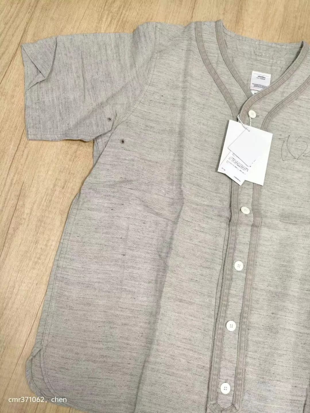 Visvim VISVIM 18SS DUGOUT S/S FLANNEL Grey 3 (Smaller) NEW Size US L / EU 52-54 / 3 - 3 Thumbnail