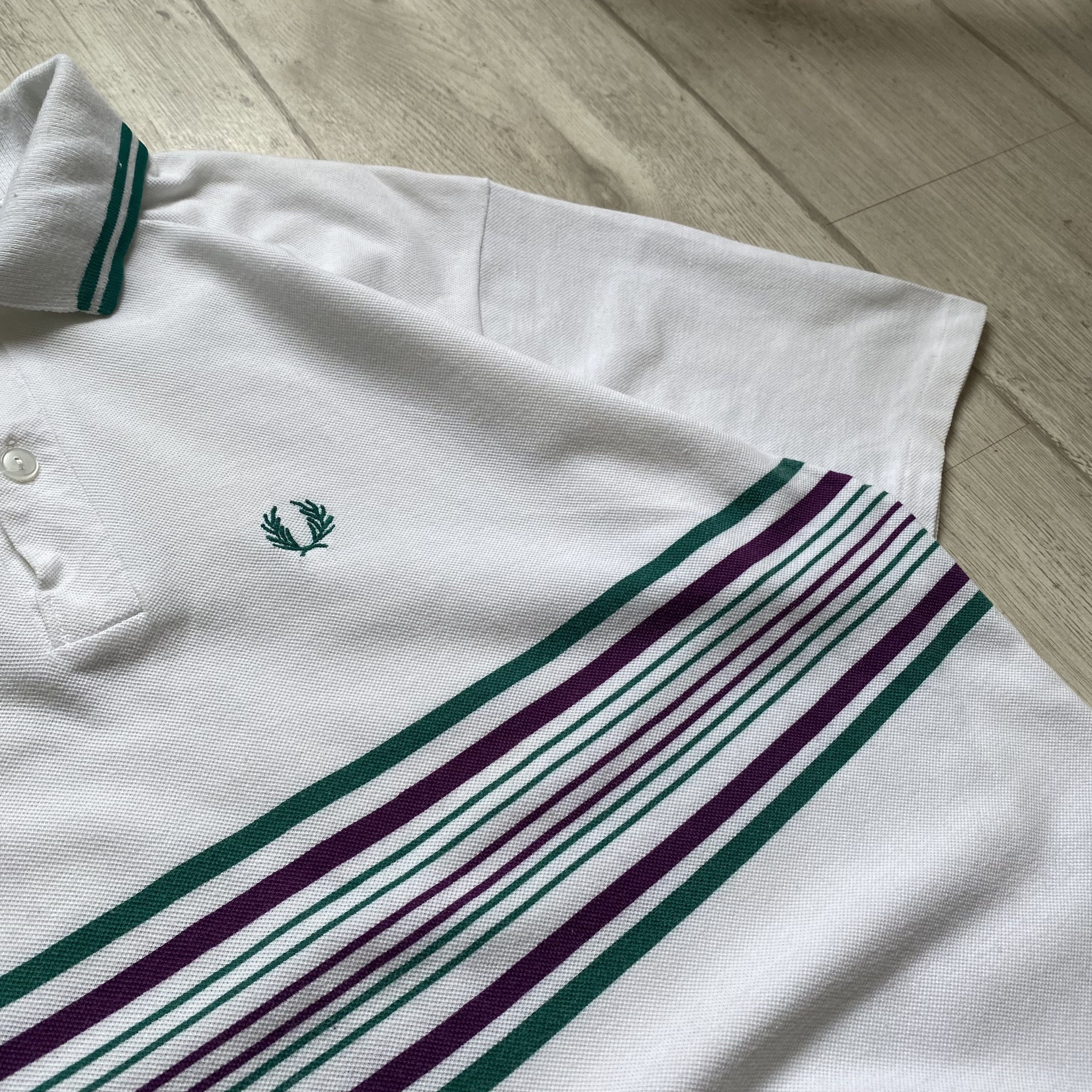Fred Perry Vintage 80s Fred Perry polo Stripped Oldmoney Tee Size US M / EU 48-50 / 2 - 4 Thumbnail