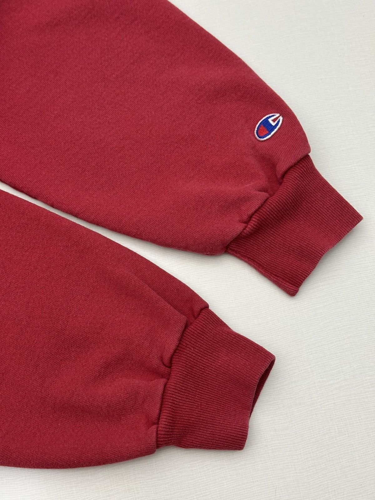 Champion Vintage 90s Champion Maroon Blank Crewneck Size Large Size US L / EU 52-54 / 3 - 7 Thumbnail