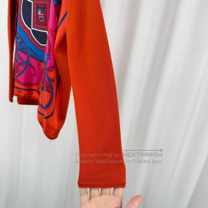 Hermes Hermes Silk Mixed Wool Knit Long Sleeve Size XS / US 0-2 / IT 36-38 - 4 Thumbnail