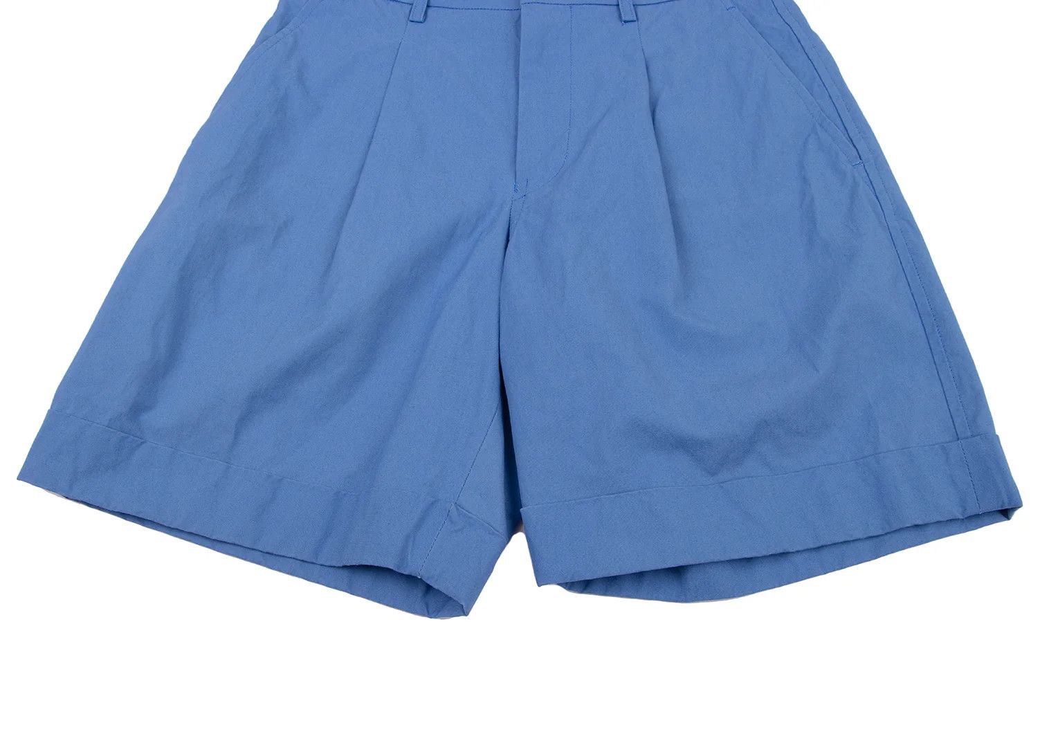 Junya Watanabe Pink Cotton Double Hem Shorts in Blue, Size M Size US 38 / EU 54 - 6 Thumbnail