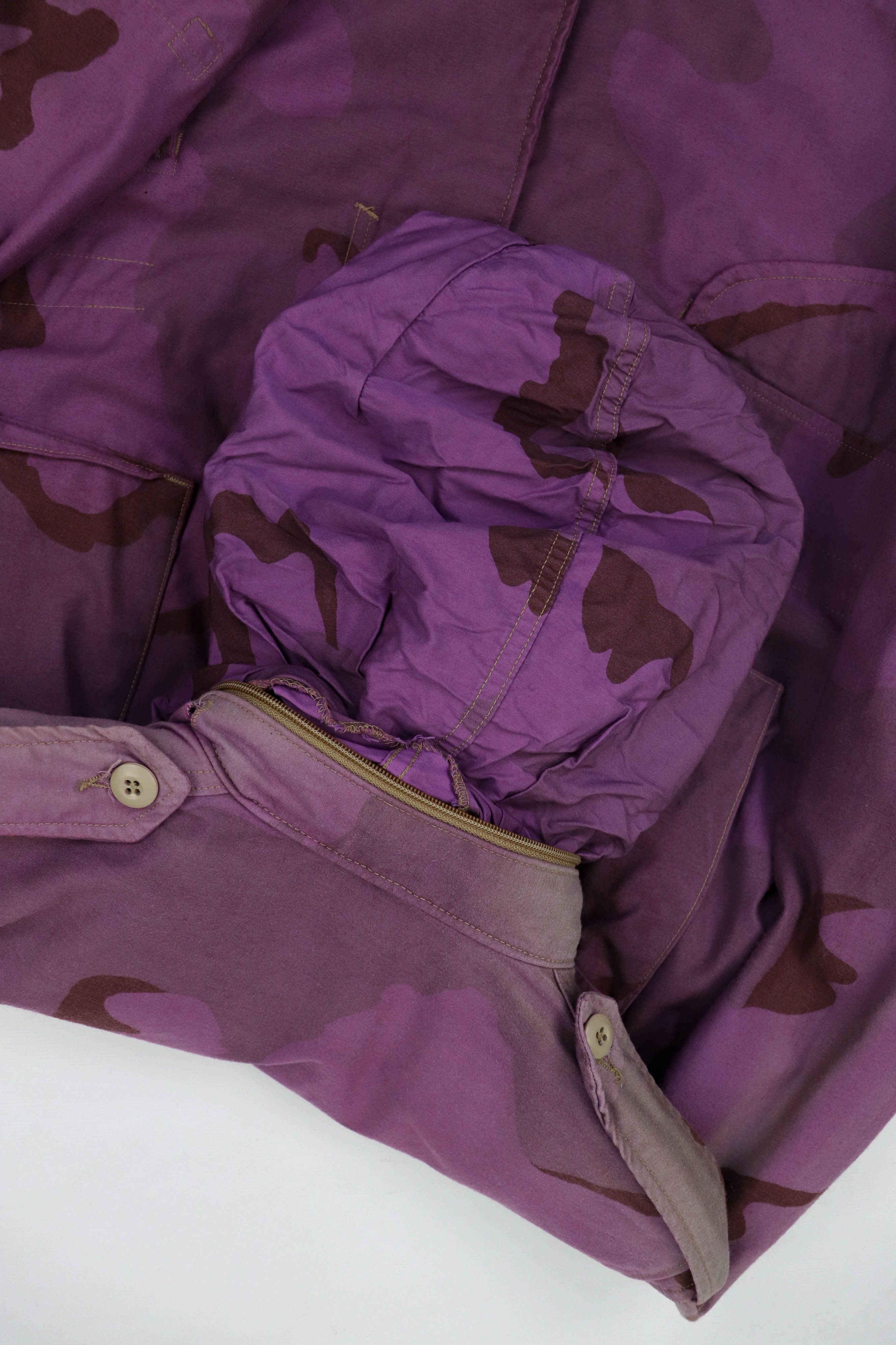 Vintage Vintage Custom Repainted Sun Faded Purple Camo M-65 FJacket Size US S / EU 44-46 / 1 - 14 Thumbnail