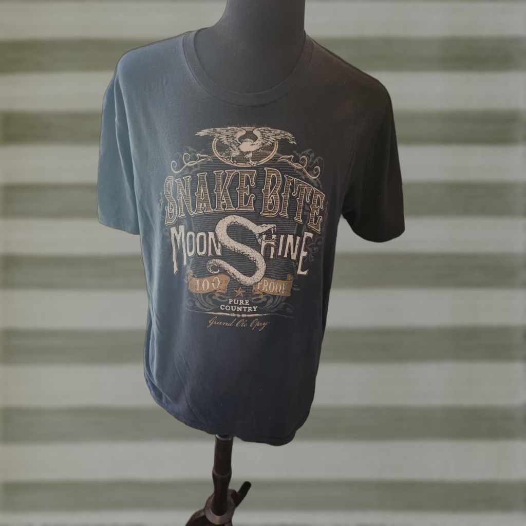Vintage GRAND OLE OPRY Shirt Mens XL Black Short Sleeve Graphic Tee Casual Size US XL / EU 56 / 4 - 1 Thumbnail