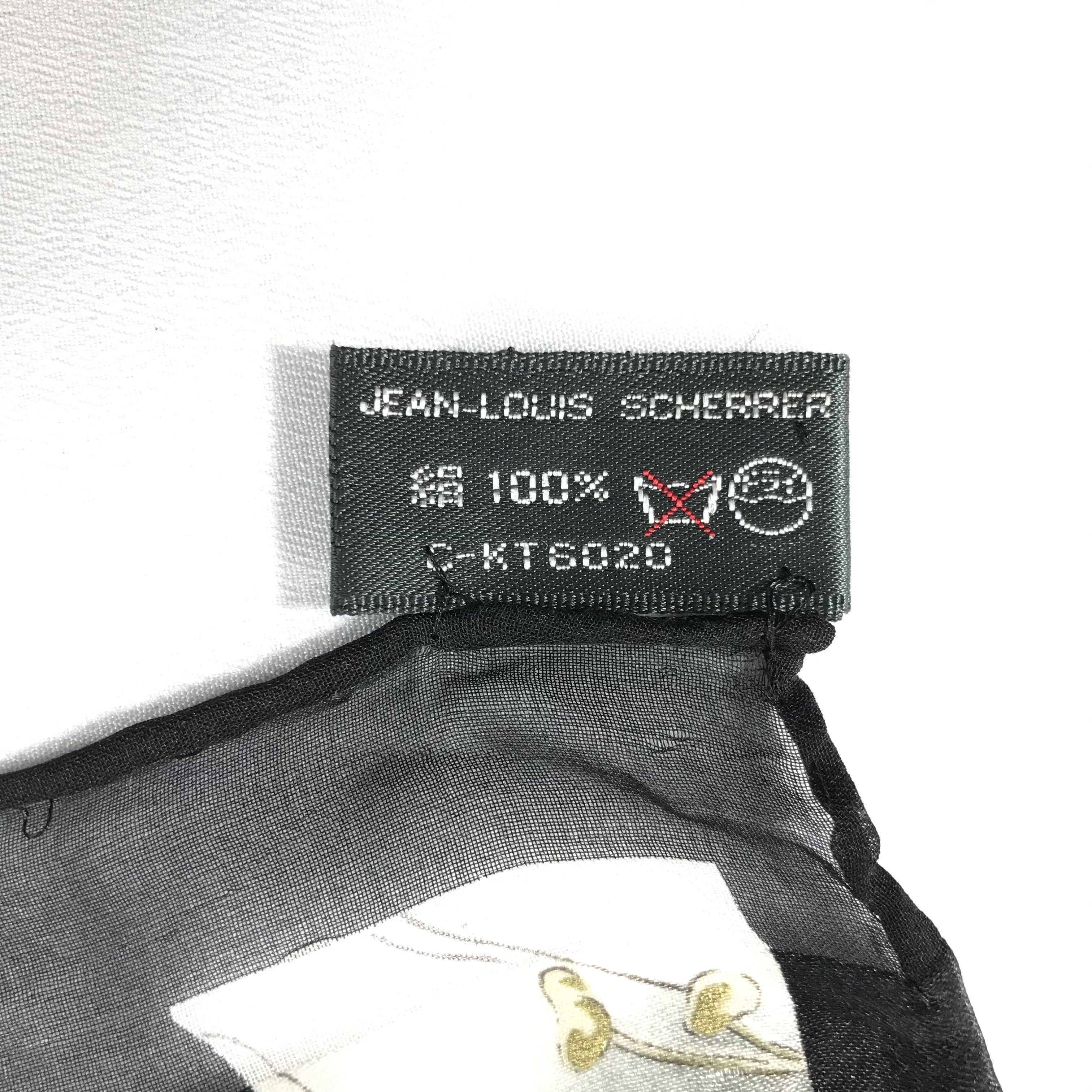 Jean-Louis Scherrer Vintage Jean Luois Scherrer Silk Scarf Size ONE SIZE - 5 Thumbnail