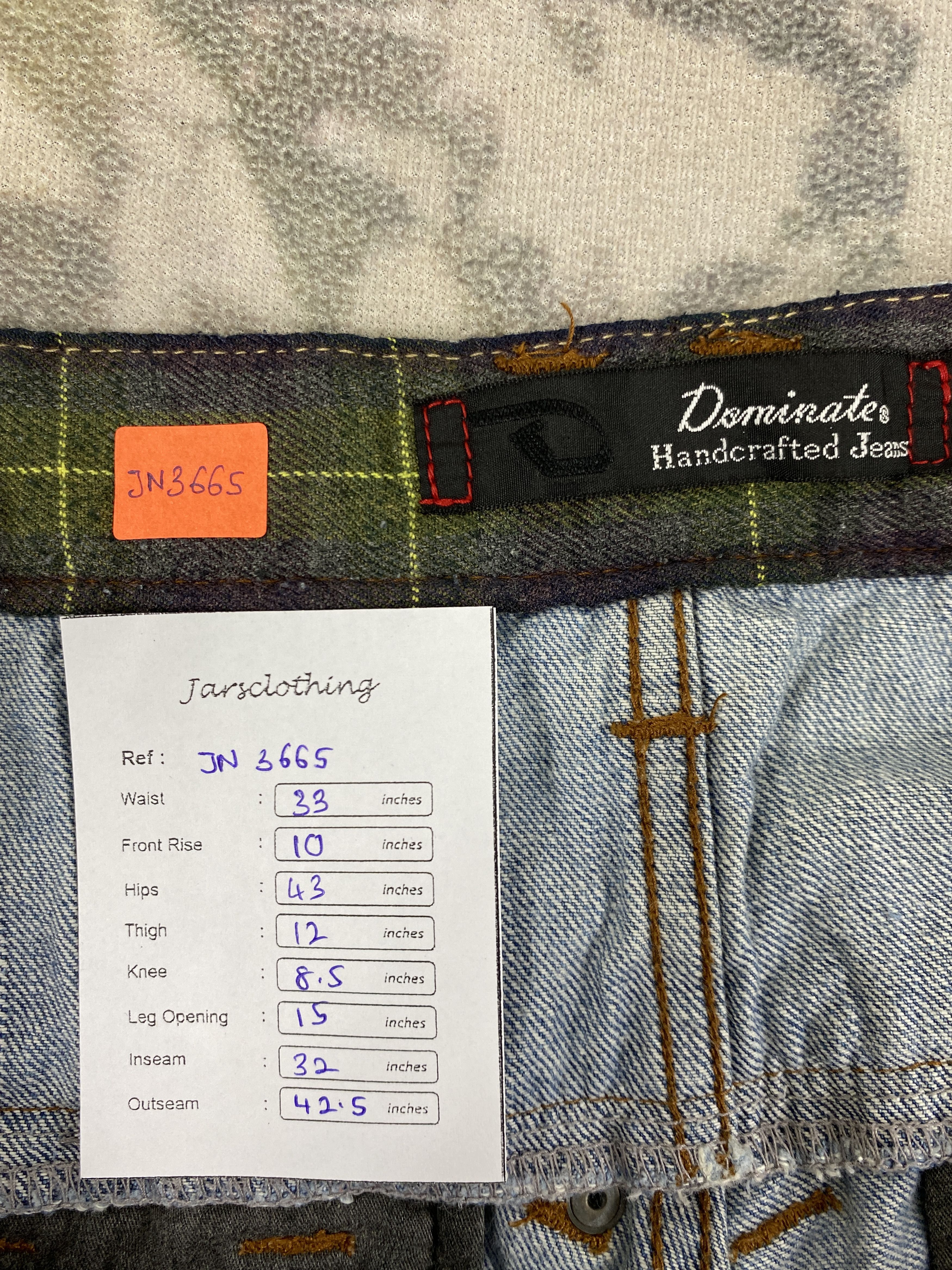 Kapital Vintage Dominate kapital style 33x32 Denim- JN3665 Size US 33 - 8 Thumbnail