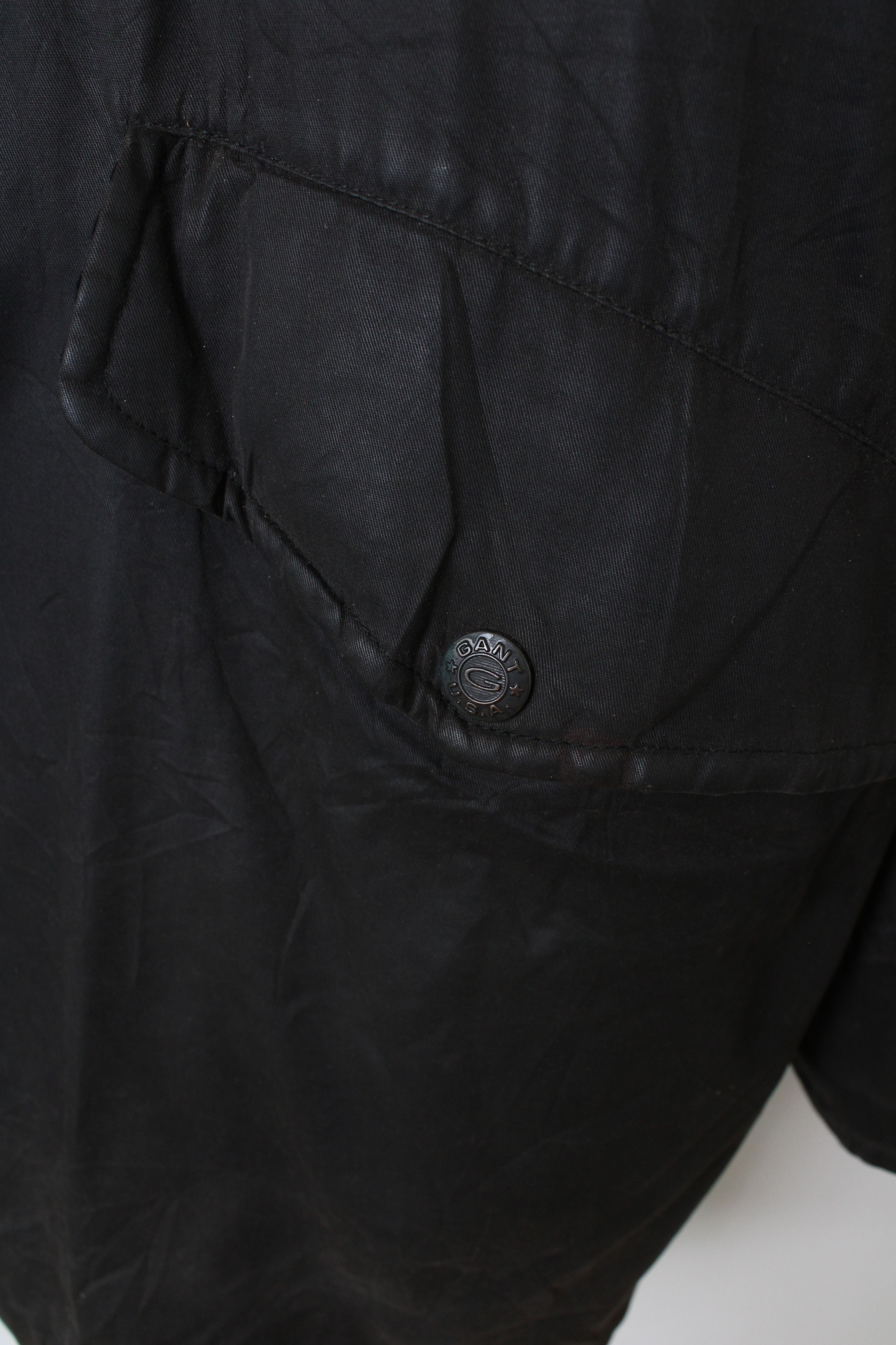 Gant Gant Vintage Waxed Jacket Black XXL Size US XXL / EU 58 / 5 - 4 Thumbnail