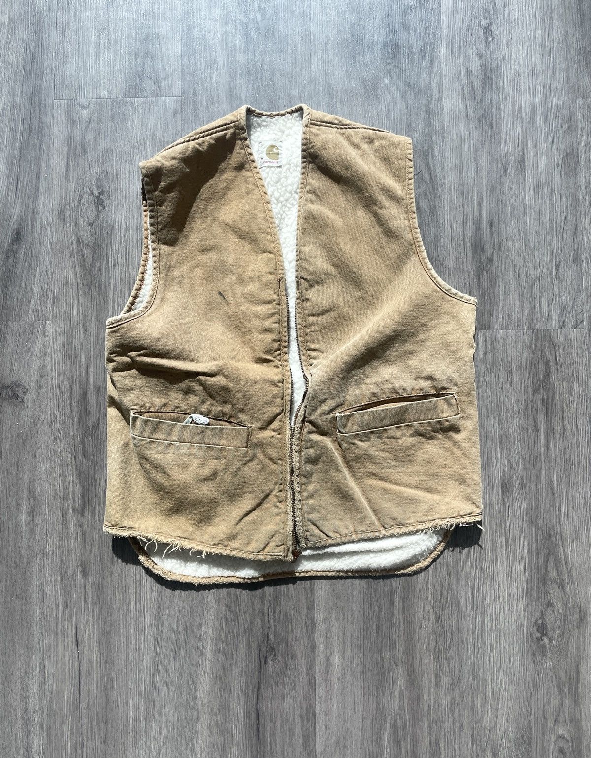 Carhartt Vintage Carhartt USA “Workwear” Sherpa Vest (Sz. M) Size US M / EU 48-50 / 2 - 1 Thumbnail