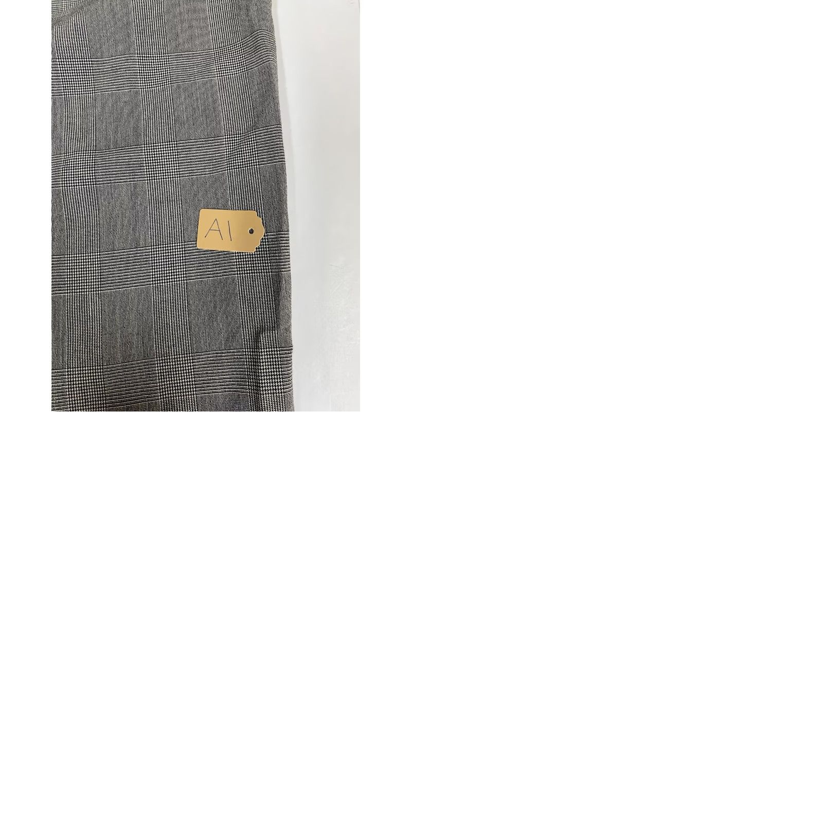 Vintage New York and Company Skirt Women's Regular 10 Gray Plaid A-Line Knee Length Size 32" / US 10 / IT 46 - 9 Thumbnail