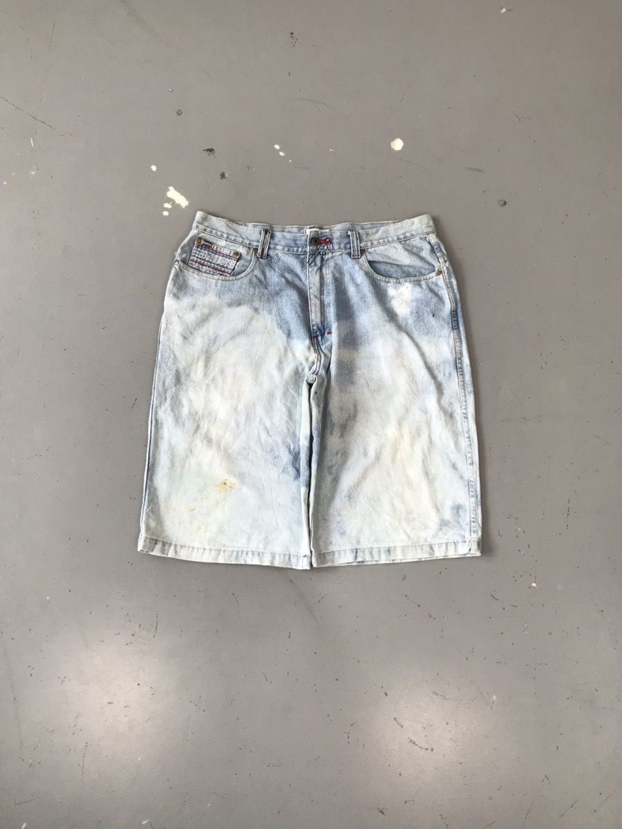 JNCO × Southpole × Vintage Vintage rare enyce spell out denim jort Size US 38 / EU 54 - 4 Thumbnail