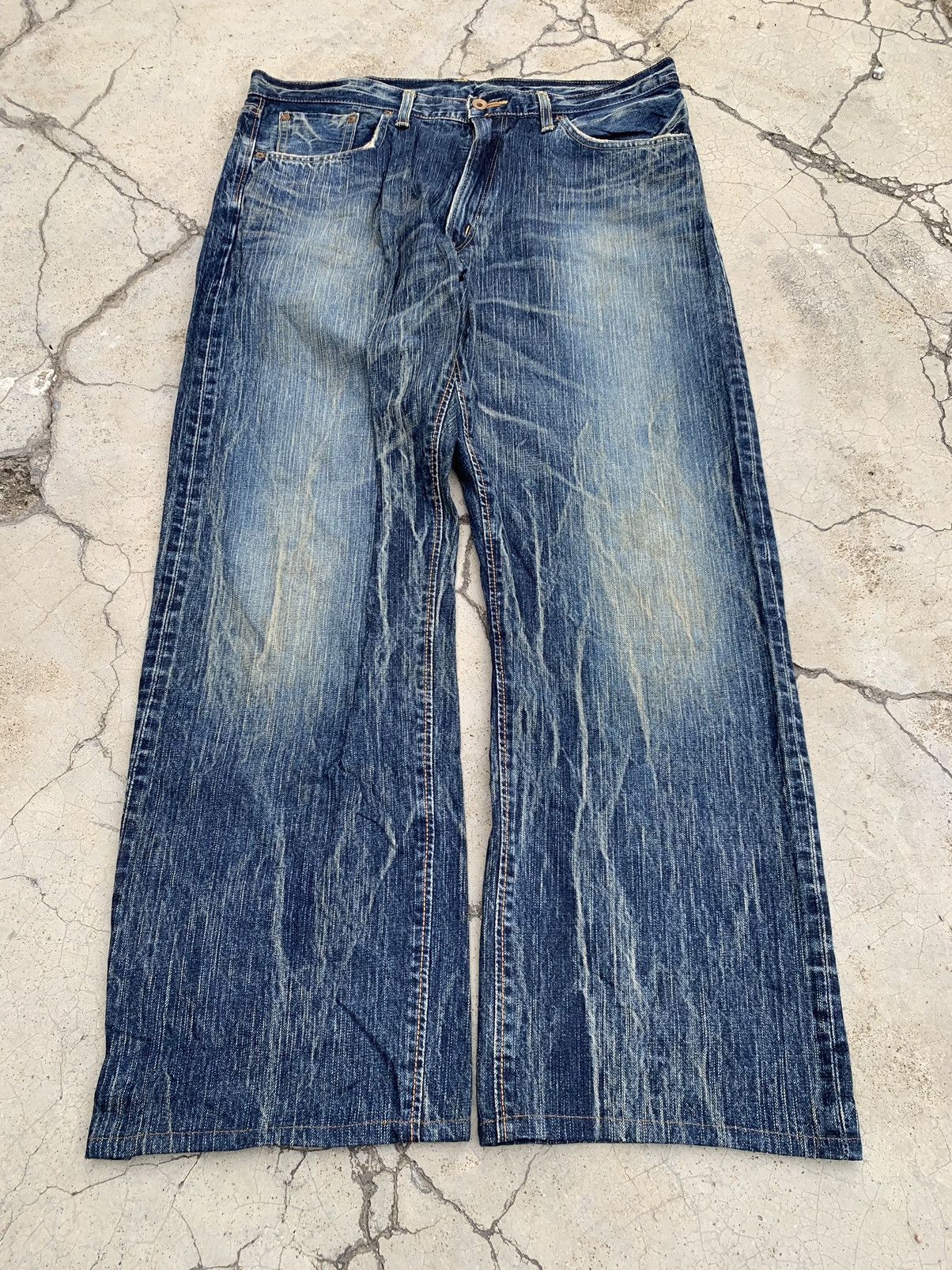 Edwin EDWIN 505Z selvage denim with lightning pattern. Size US 36 / EU 52 - 2 Thumbnail