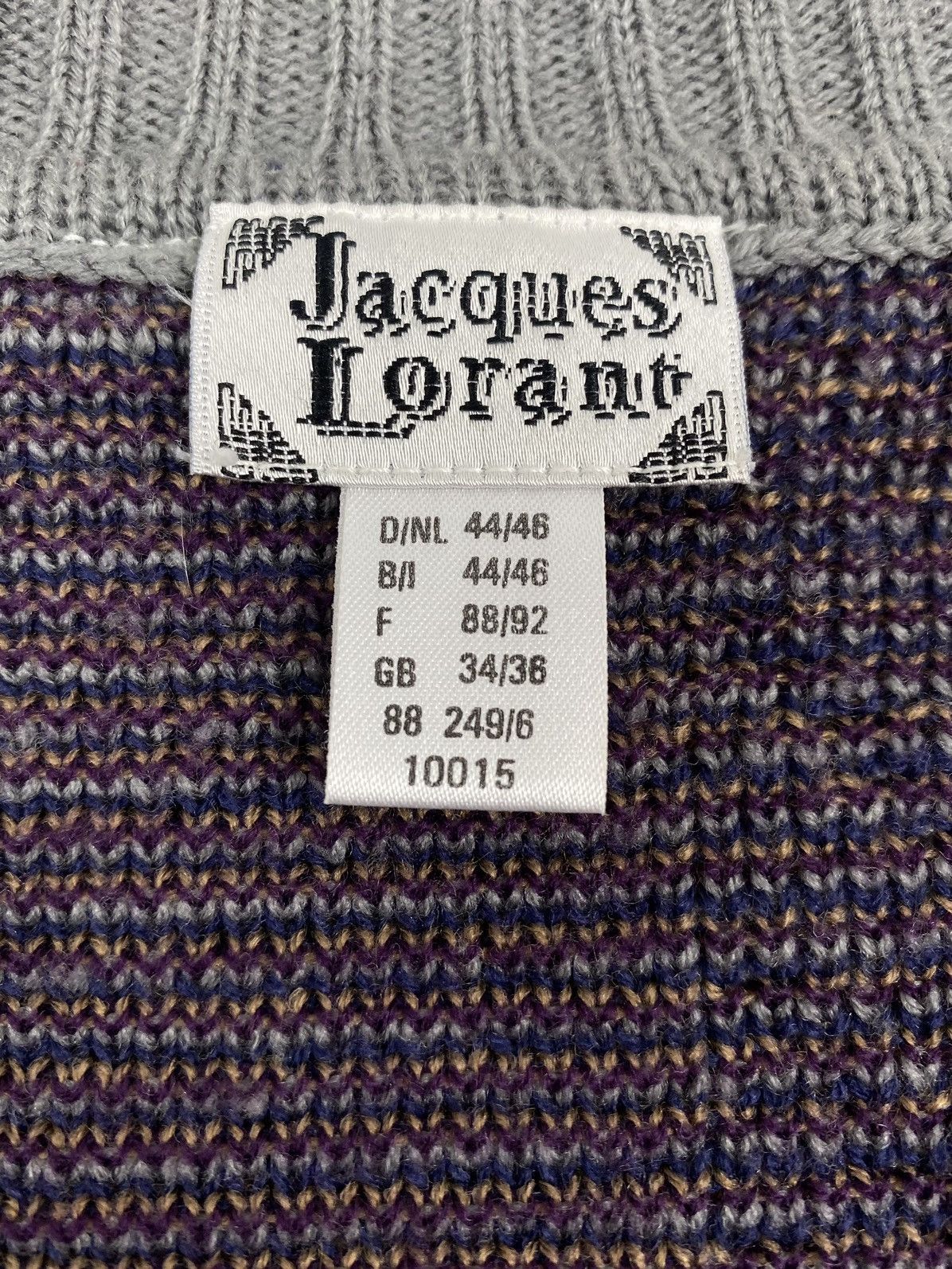 Vintage 1990’s Vintage Jacques Lorant Abstract Pattern Boxy Cardigan Size US M / EU 48-50 / 2 - 4 Thumbnail