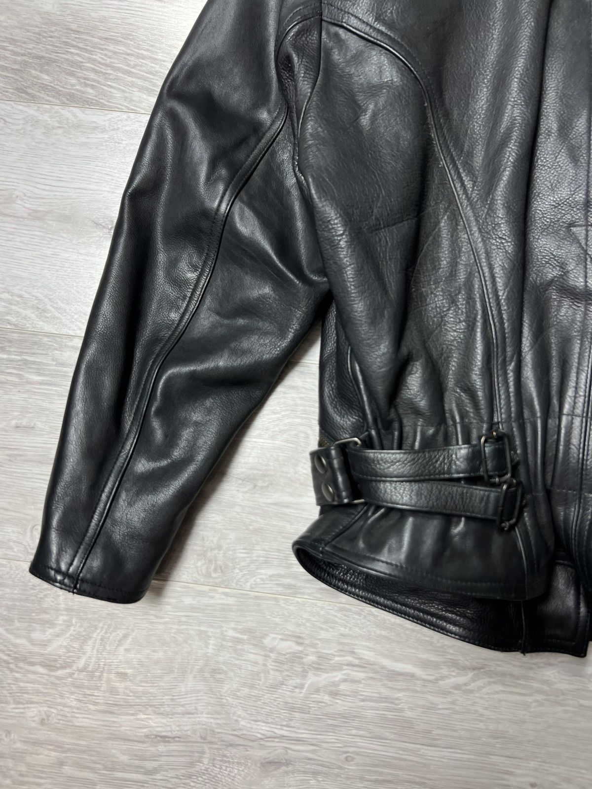 Genuine Leather Vintage Belo Heavyweight Biker Leather Jacket Rock Punk Size US M / EU 48-50 / 2 - 21 Thumbnail