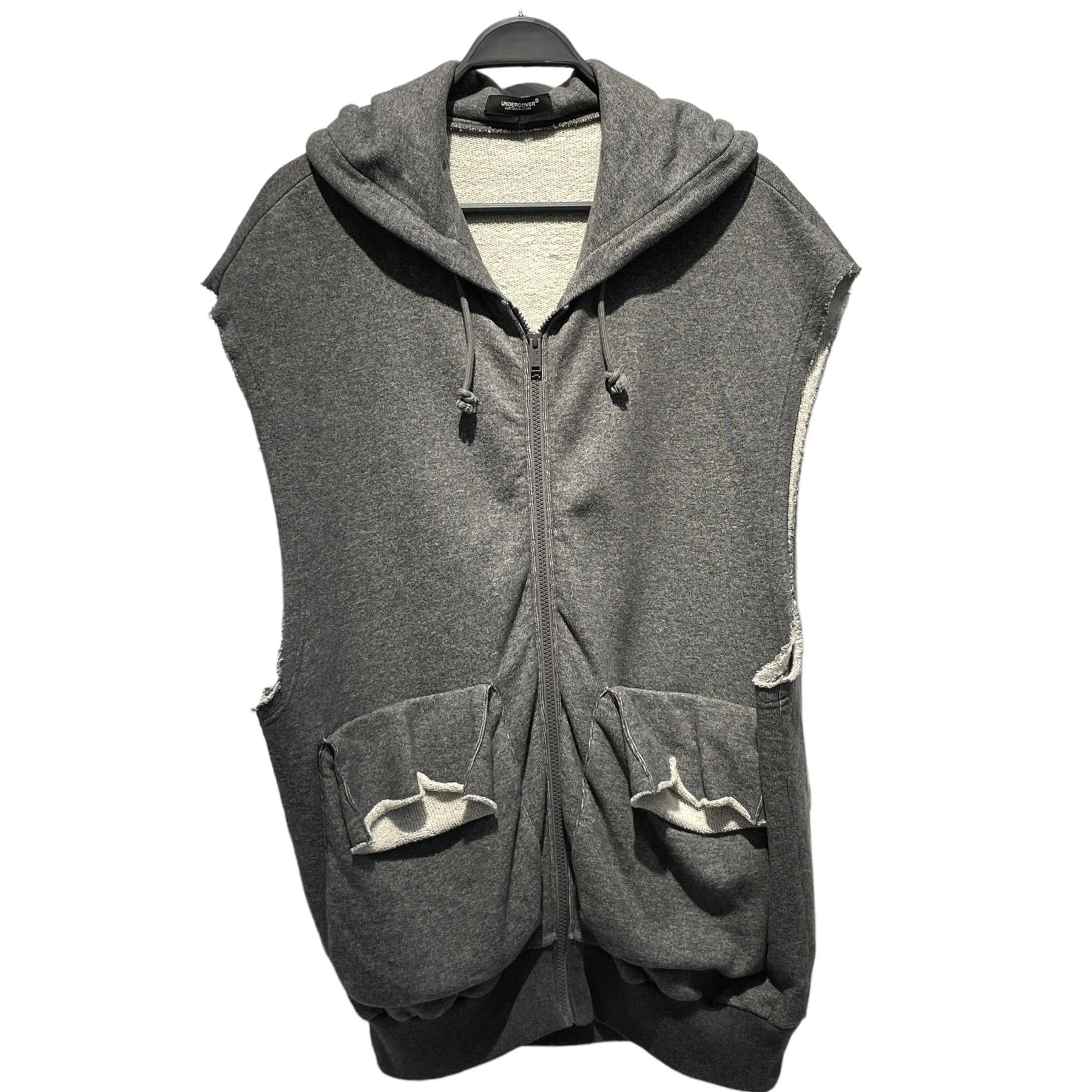 Undercover Cutoff Pocket Backzip Sleeveless Hoodie Size US L / EU 52-54 / 3 - 2 Thumbnail