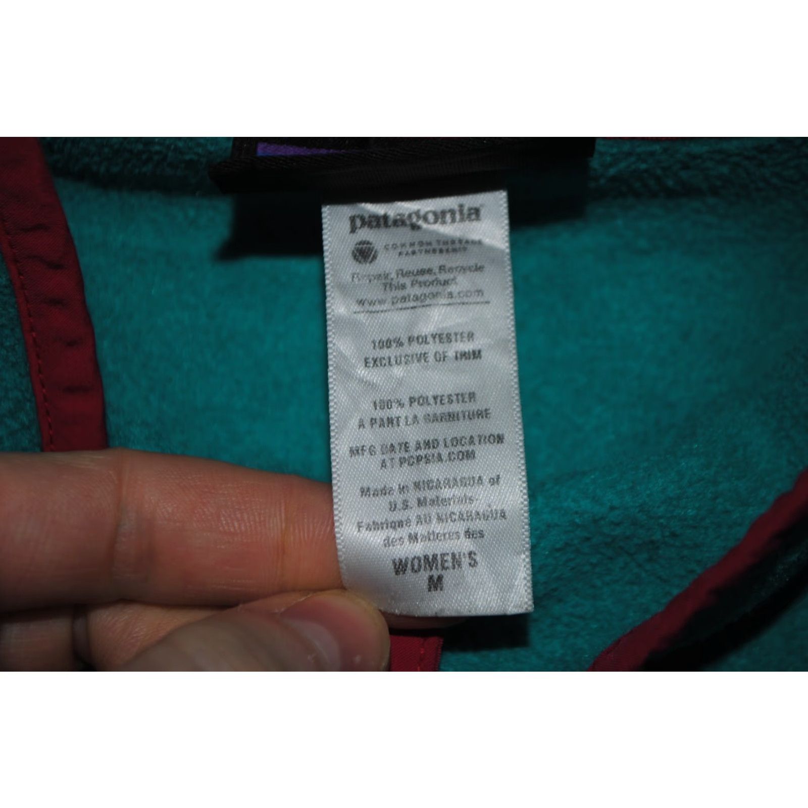 Patagonia PATAGONIA SYNCHILLA FLEECE VTG QUARTER BUTTON UP PULLOVER 80S 90S WOMEN M LADYS Size M / US 6-8 / IT 42-44 - 4 Thumbnail