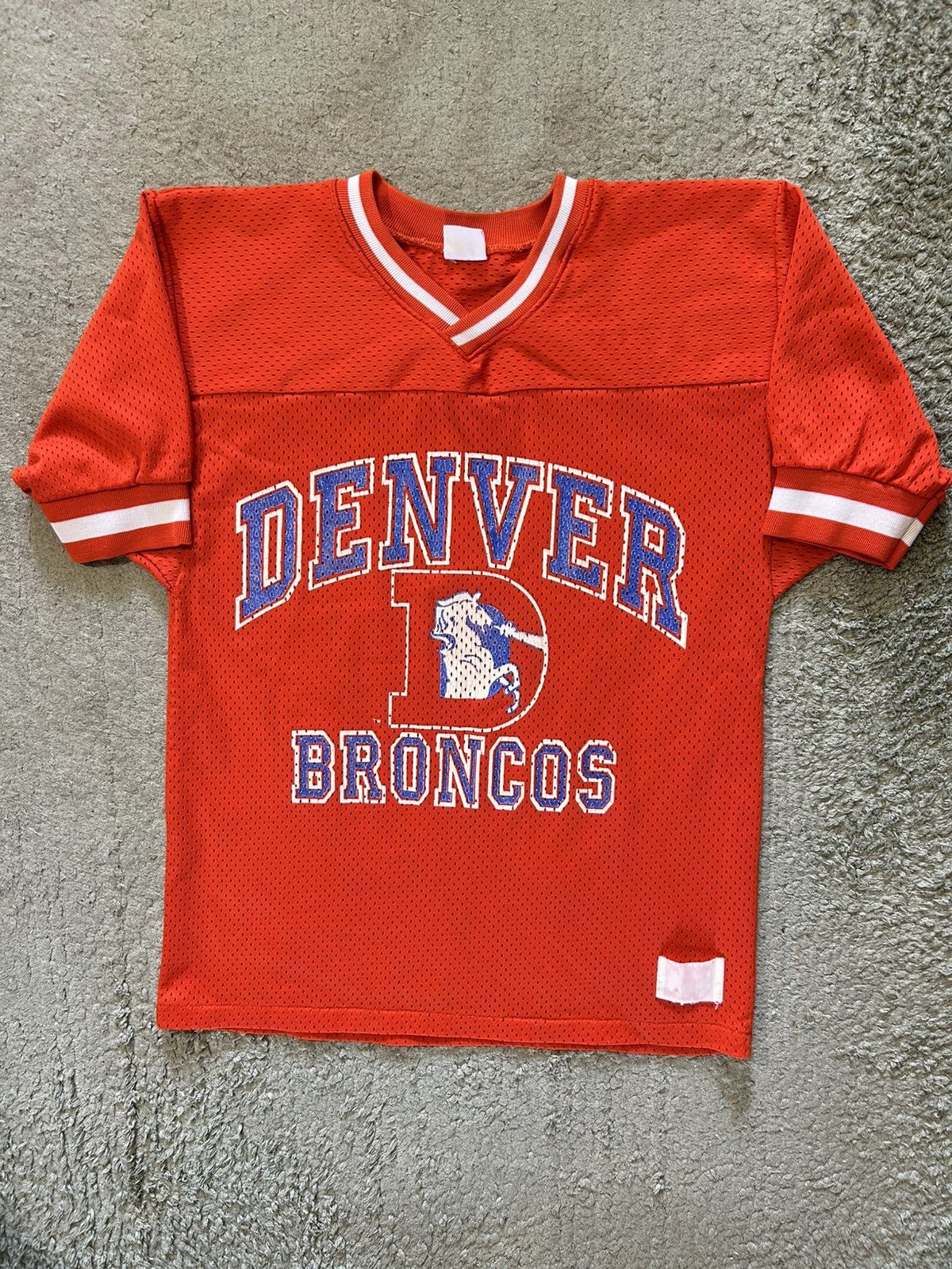 Logo 7 80s 90s Denver Broncos Logo 7 Mesh jersey shirt Vintage Size US M / EU 48-50 / 2 - 1 Thumbnail