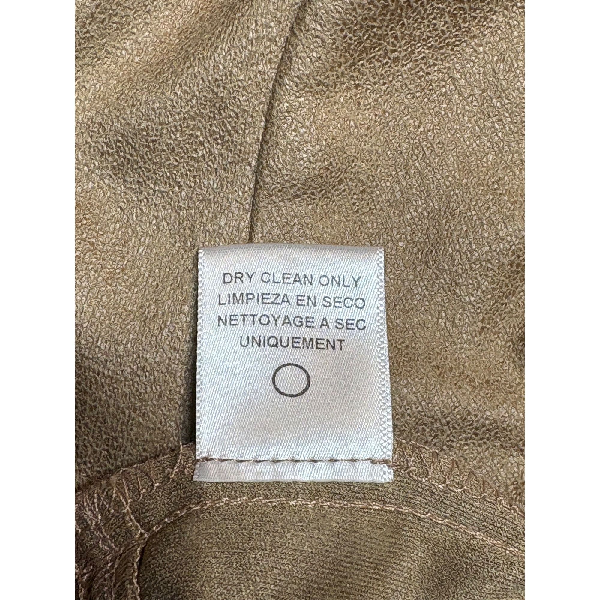 Other Lavender Brown Women Suede T-Shirt Dress Tan S Minimalist, Q Size S / US 4 / IT 40 - 5 Thumbnail