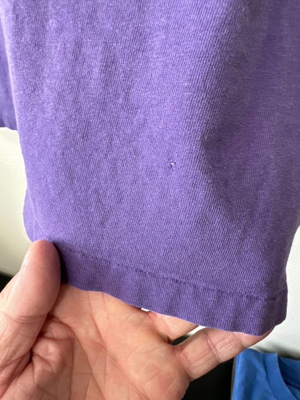 Nike × Vintage Vintage 90s Nike Flight T Shirt Size XL Purple Made In USA Size US XL / EU 56 / 4 - 13 Thumbnail