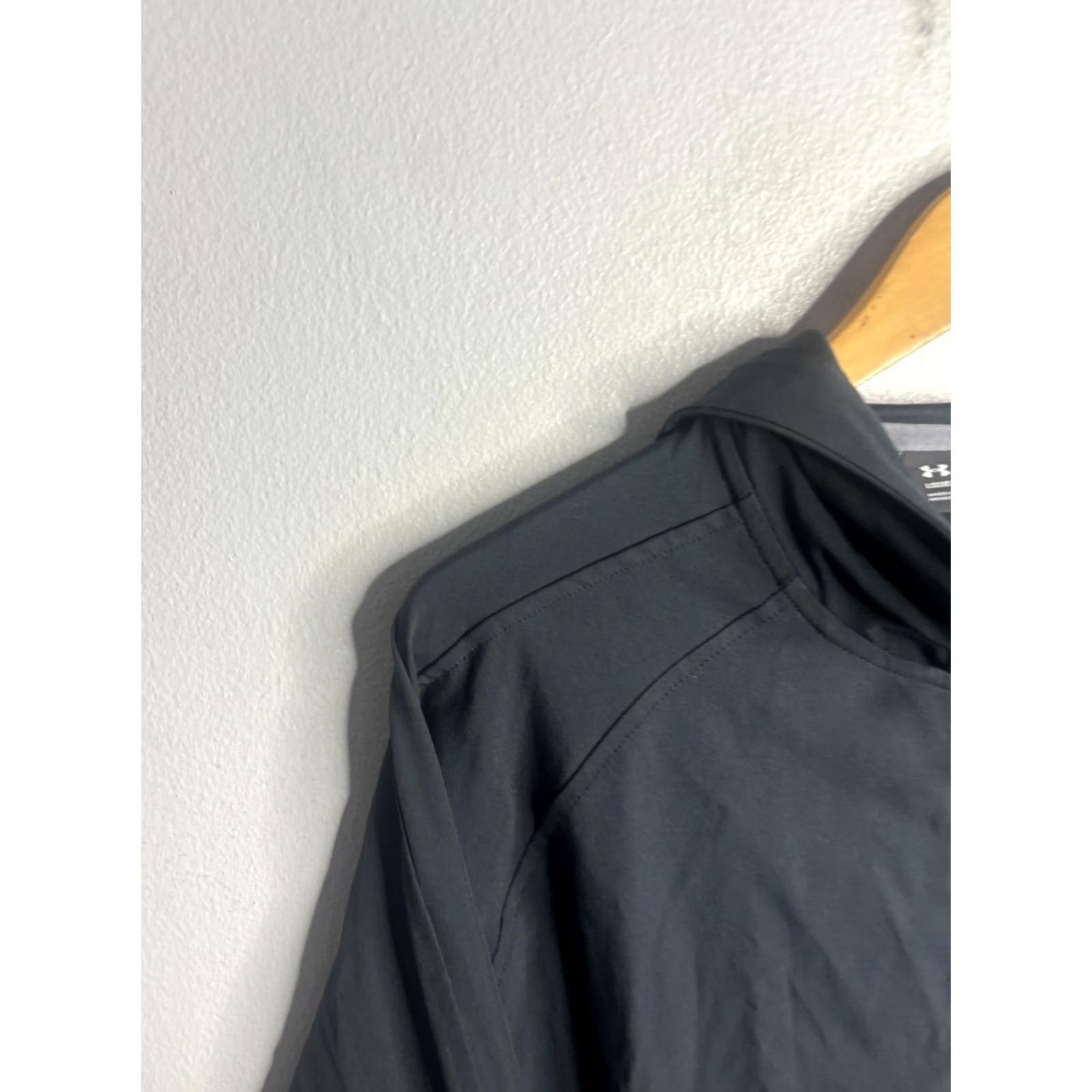 Under Armour Under Armour Hoodie Mens Large Black Full Zip ColdGear Loose Fit Jacket Athletic Size US L / EU 52-54 / 3 - 2 Thumbnail
