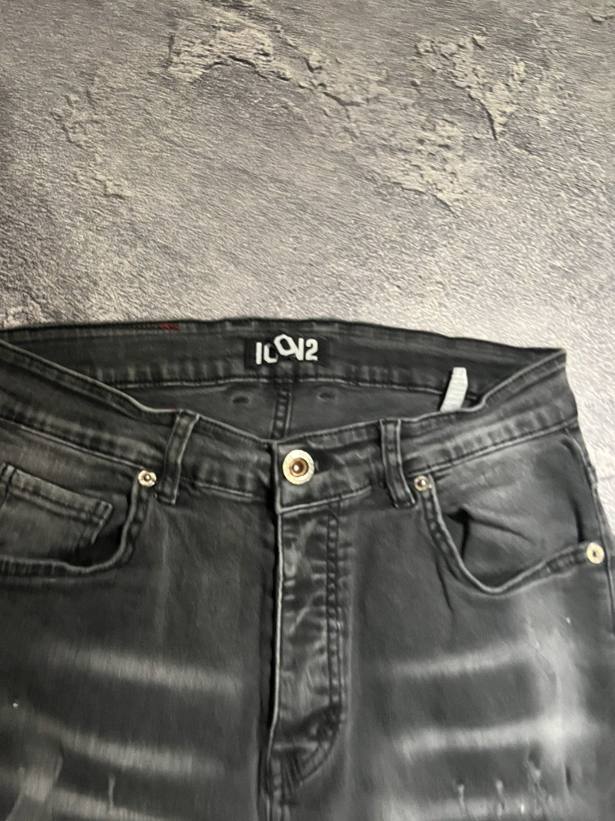 Japanese Brand Vintage Relaxed Distressed Skinny Jean - Underground Style Size US 30 / EU 46 - 3 Thumbnail