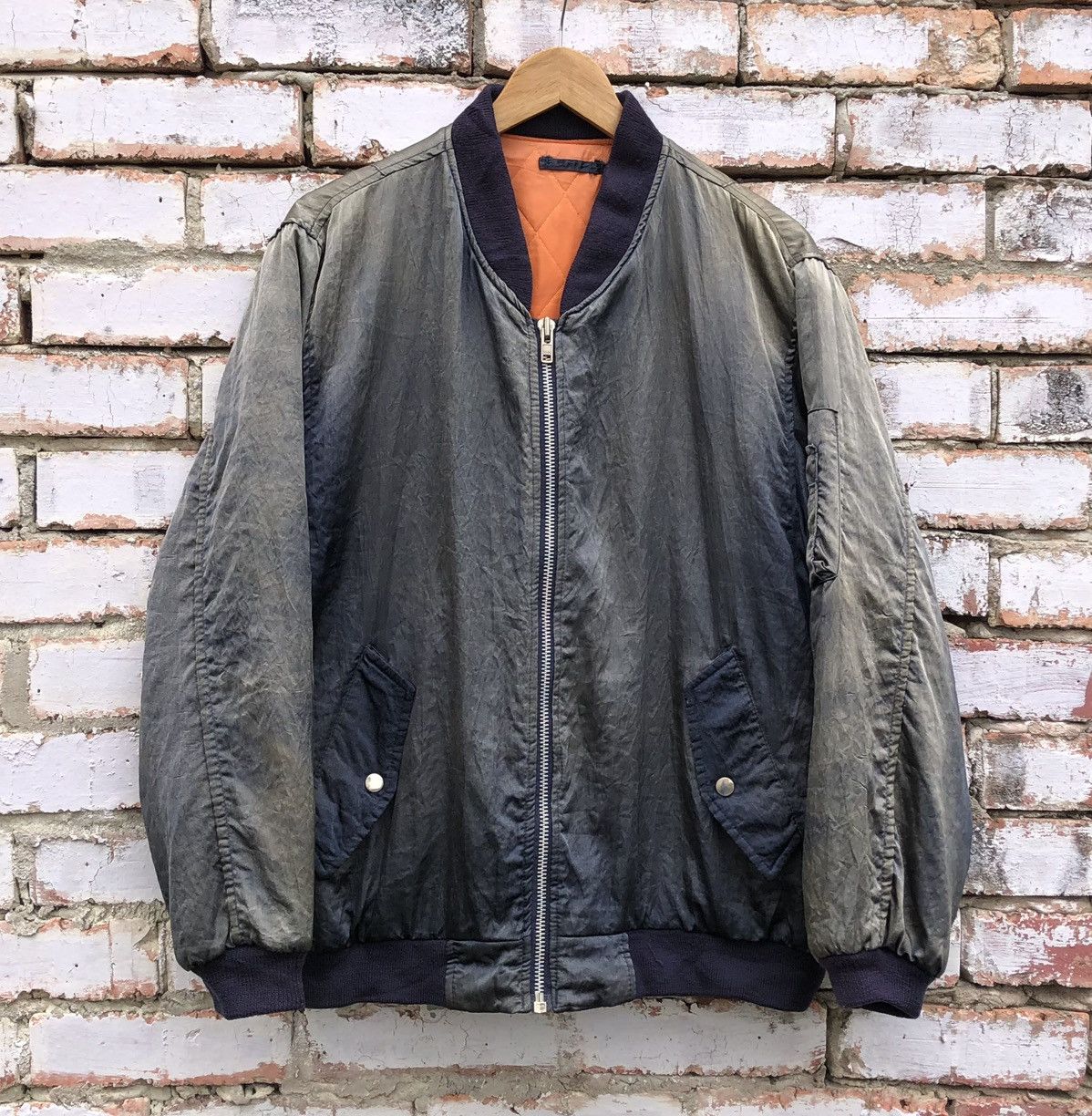 Vintage Vintage Faded Intermediate Ma-1 Bomber Jacket by Laldanthany Size US L / EU 52-54 / 3 - 1 Thumbnail