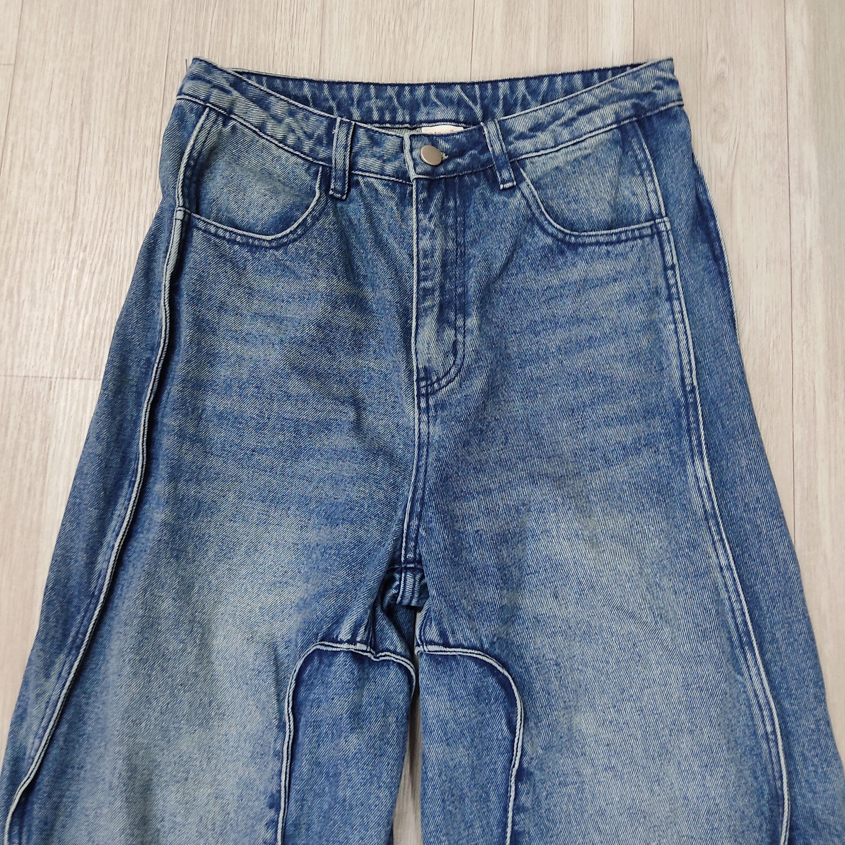 Beauty Beast Sensory Gardens Wide Leg Baggy Washed Denim Pants Size 28" / US 6 / IT 42 - 5 Thumbnail
